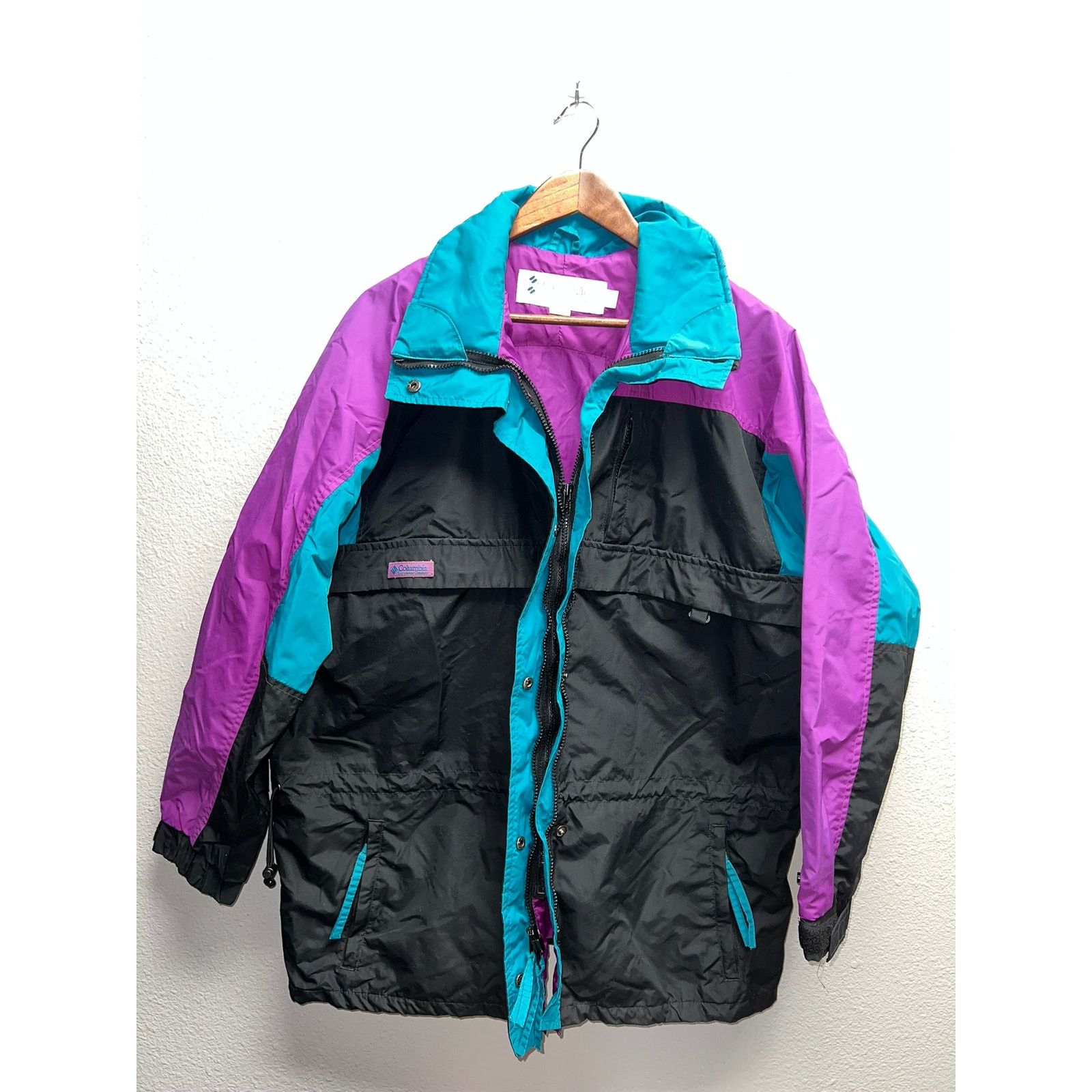 Vintage Womens Vintage Columbia Radial Sleeve Jacket Gizzmo VTG XL Size XL / US 12-14 / IT 48-50 - 1 Thumbnail