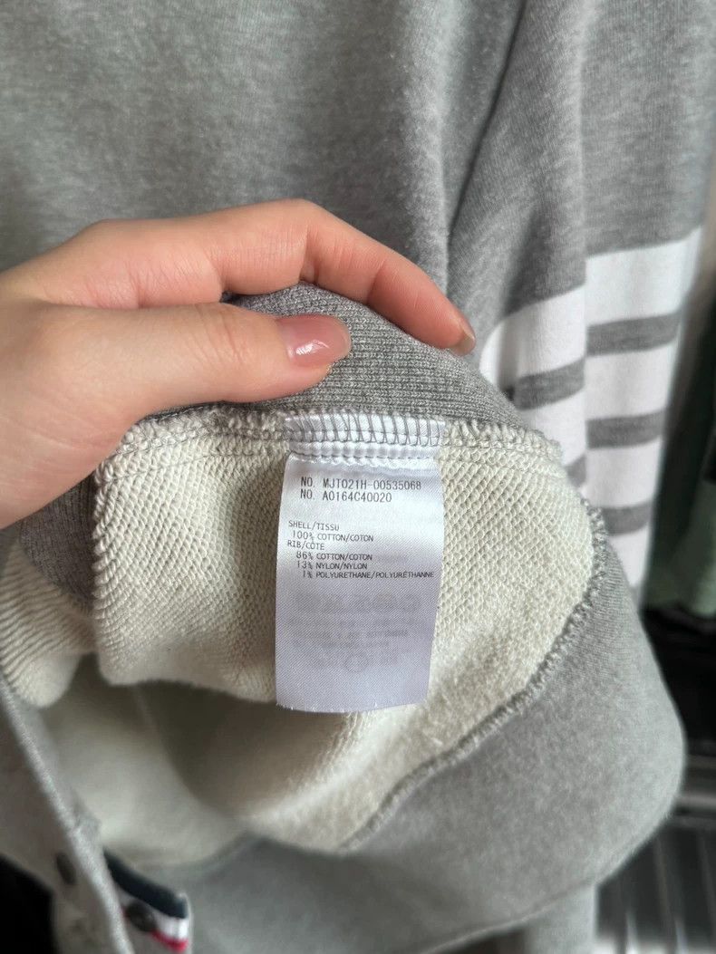 Thom Browne Thom Browne A long sleeve hoodie Size US S / EU 44-46 / 1 - 4 Thumbnail