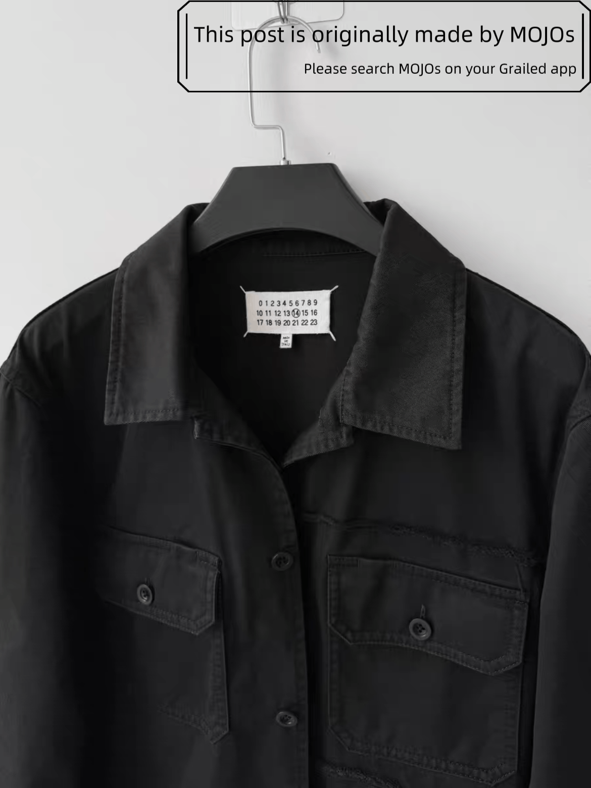 Maison Margiela Sz 41 Maison Margiela 19SS Black Denim Pocket Shirt Jacket Size US L / EU 52-54 / 3 - 3 Thumbnail