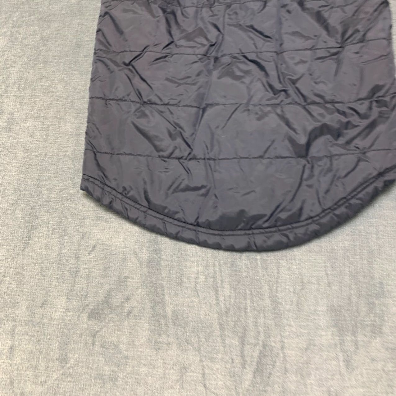 Wilson VINTAGE Wilson Puffer Vest Mens Small Navy Blue Nylon Sherpa Fleece Lined Quilted Hooded Size US S / EU 44-46 / 1 - 3 Thumbnail