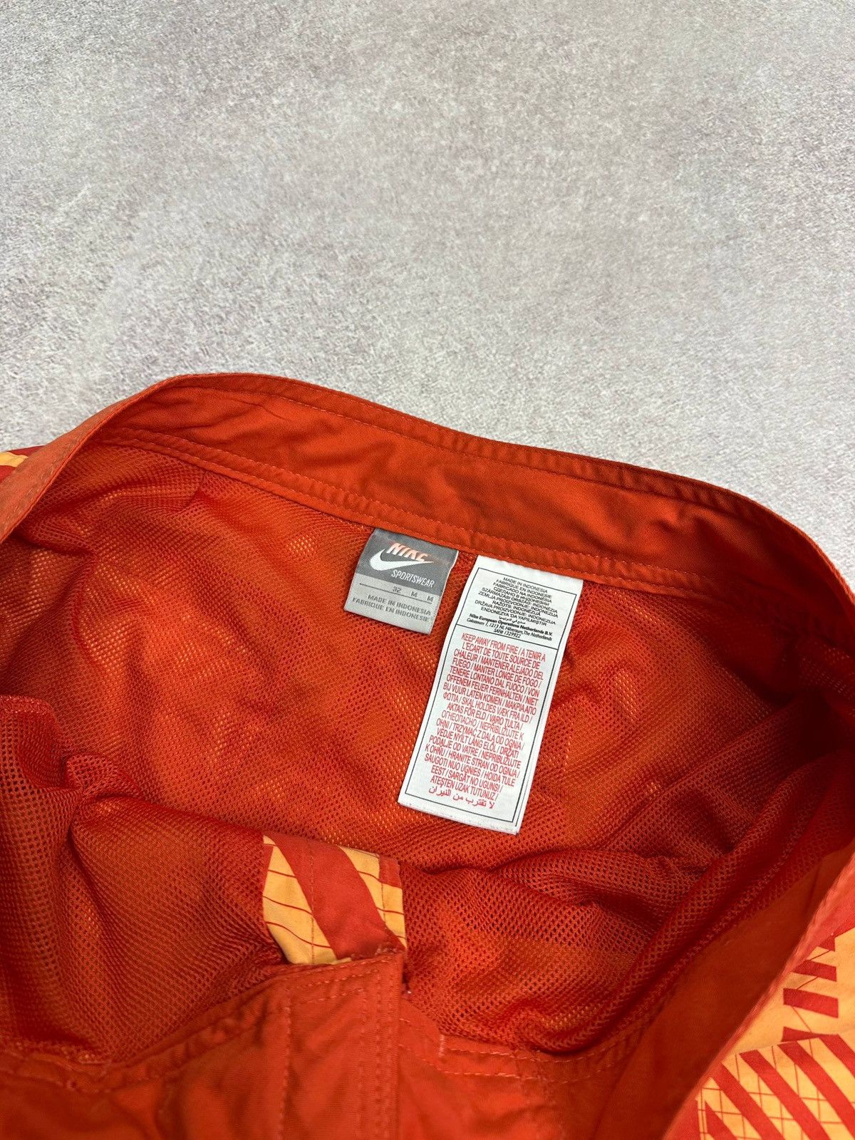 Nike Vintage Nike Swoosh Orange Swimming Shorts Rare Size US 32 / EU 48 - 5 Thumbnail