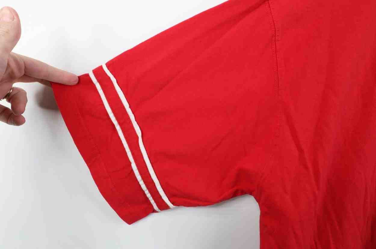 Vintage Vintage 90s Cleveland Indians Baseball Jersey Red Cotton Size US L / EU 52-54 / 3 - 7 Thumbnail