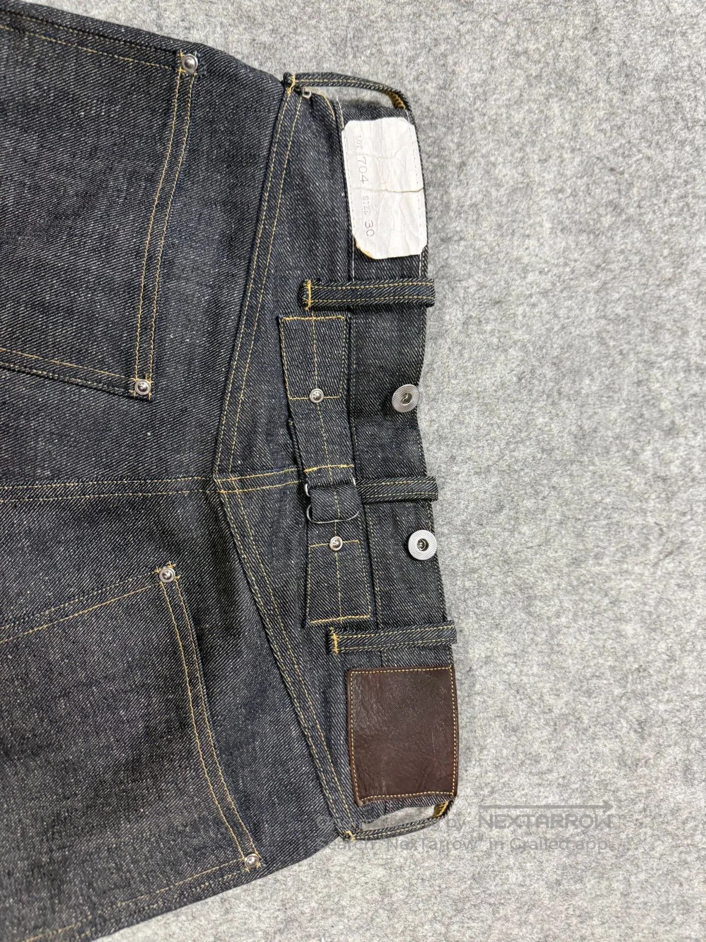 Taiga Takahashi T.T Taiga Takahashi 704 Raw Denim Jeans. Size US 30 / EU 46 - 3 Thumbnail