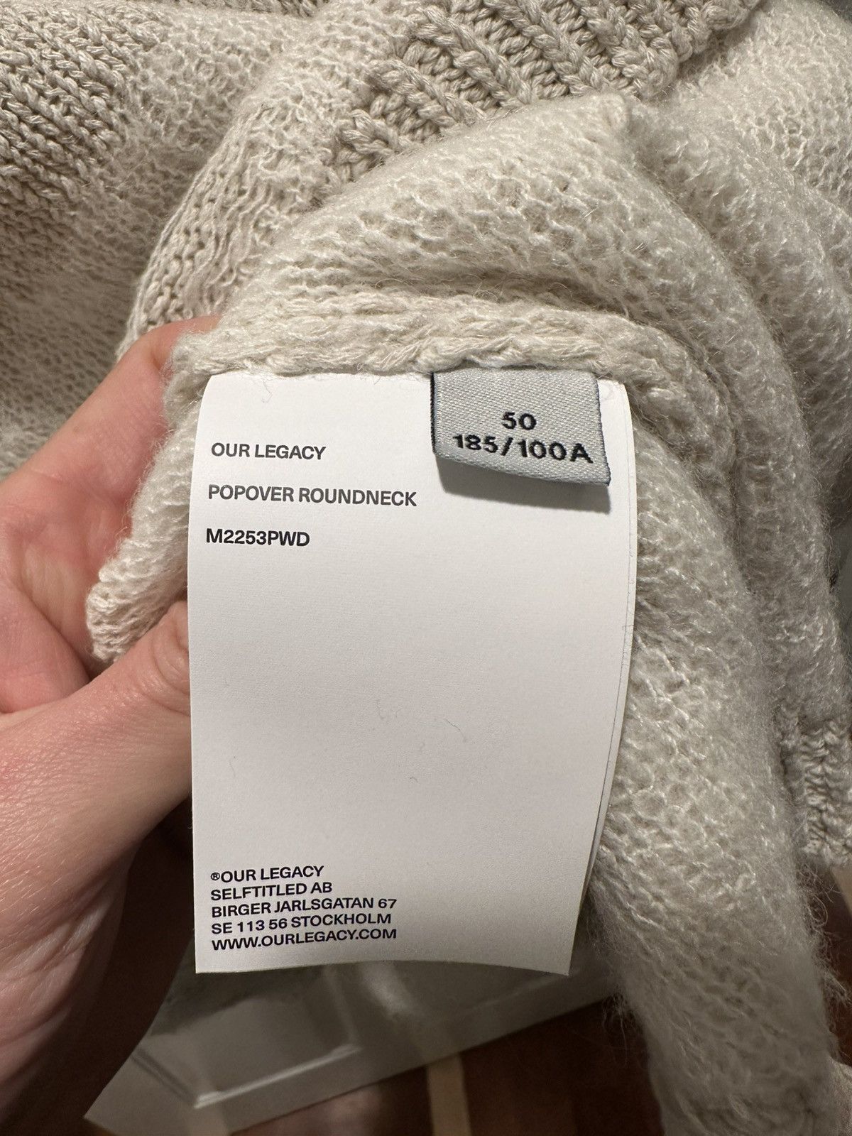 Our Legacy Our Legacy Popover Roundneck Sweater Size US L / EU 52-54 / 3 - 3 Thumbnail
