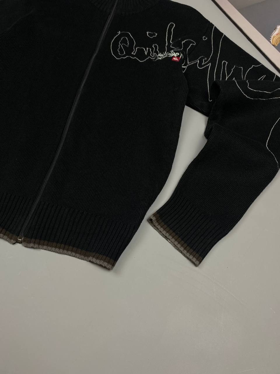 Quiksilver Share Vintage Quicksilver Avant Garde Knit Zip Sweater Size US M / EU 48-50 / 2 - 4 Thumbnail