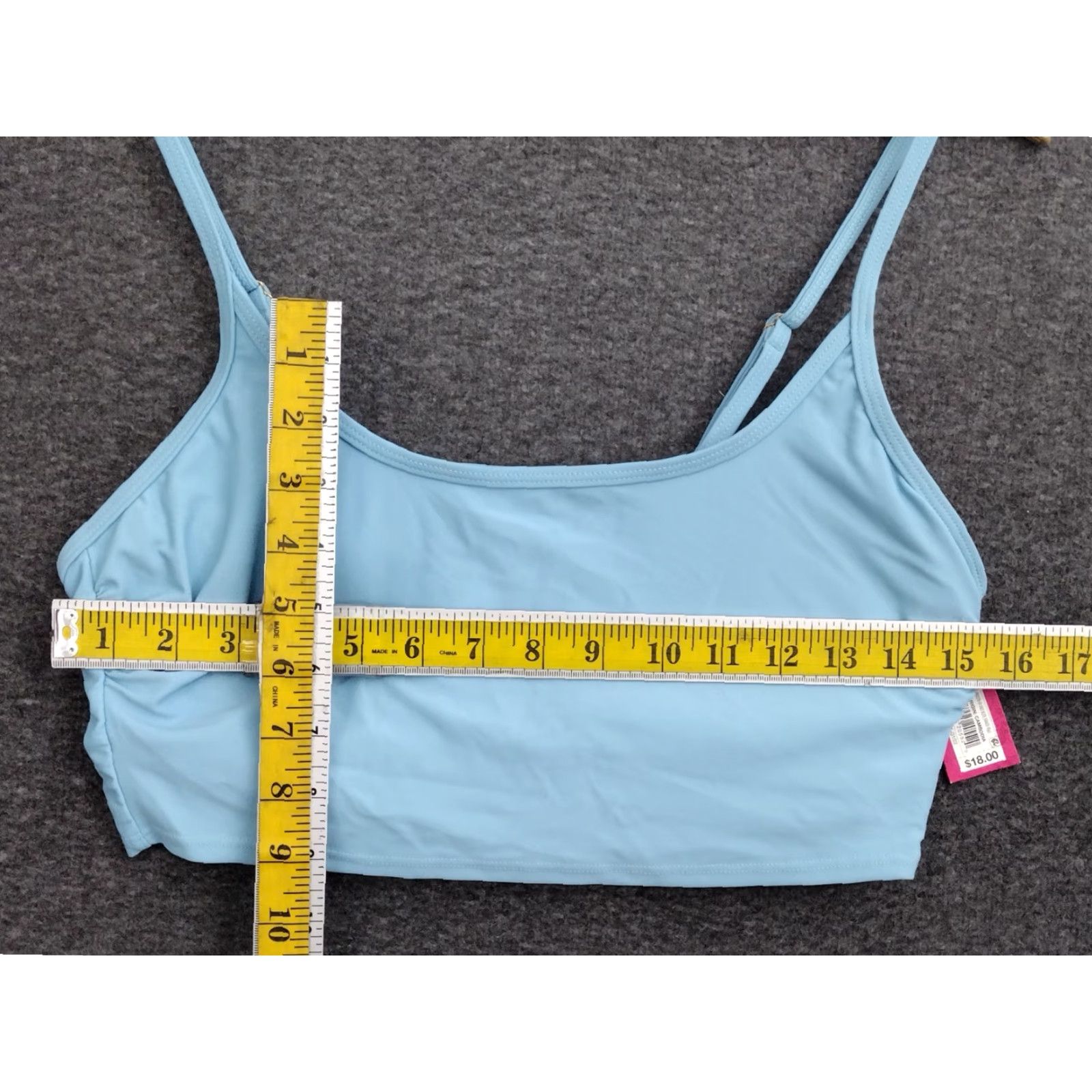 Vintage Xhilaration Bralette Top Juniors Women's XL Blue Swim Top Size XL / US 12-14 / IT 48-50 - 4 Thumbnail