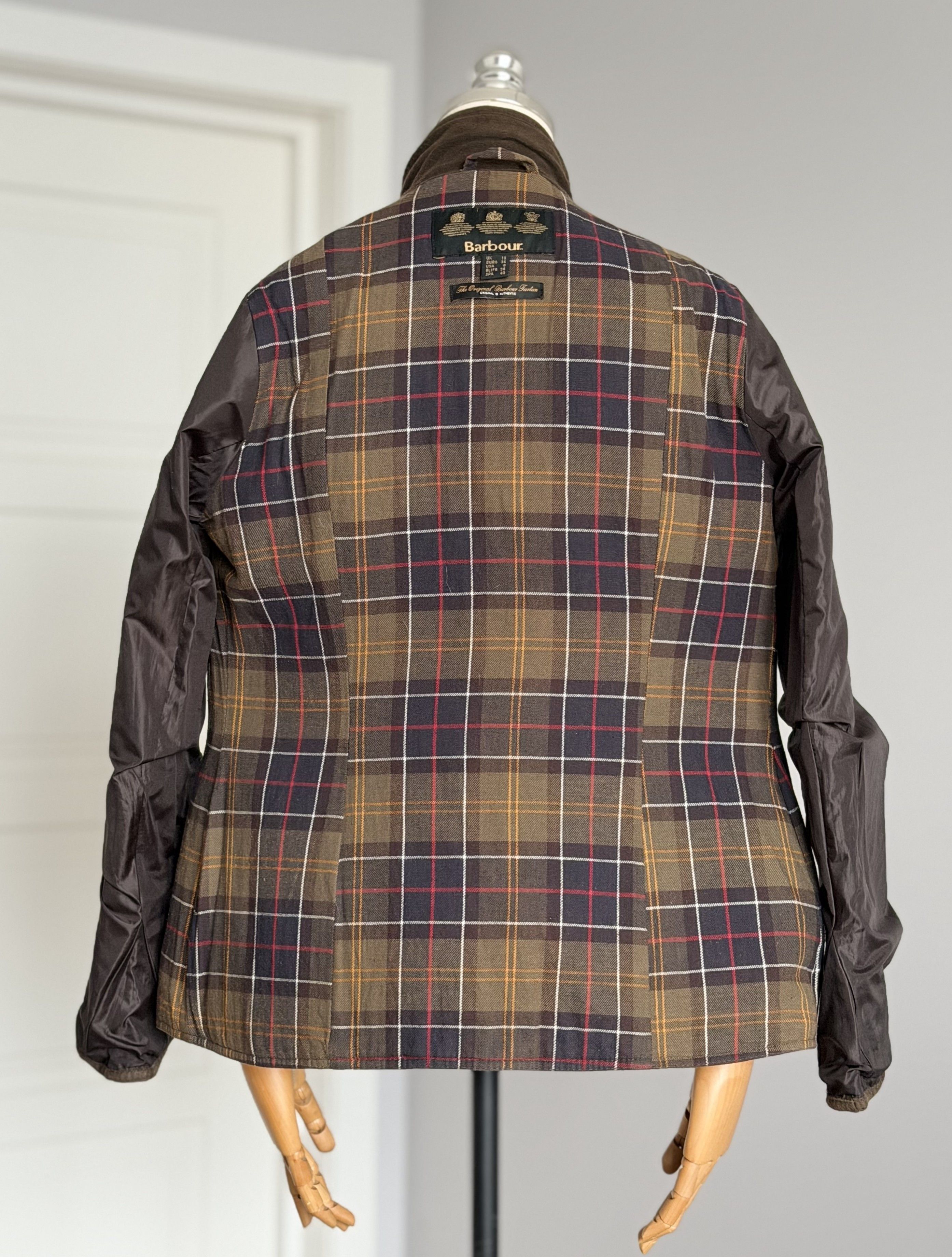 Barbour BARBOUR Quilted Utility Wax Womens Jacket Olive Waxed Cotton Size M / US 6-8 / IT 42-44 - 16 Thumbnail