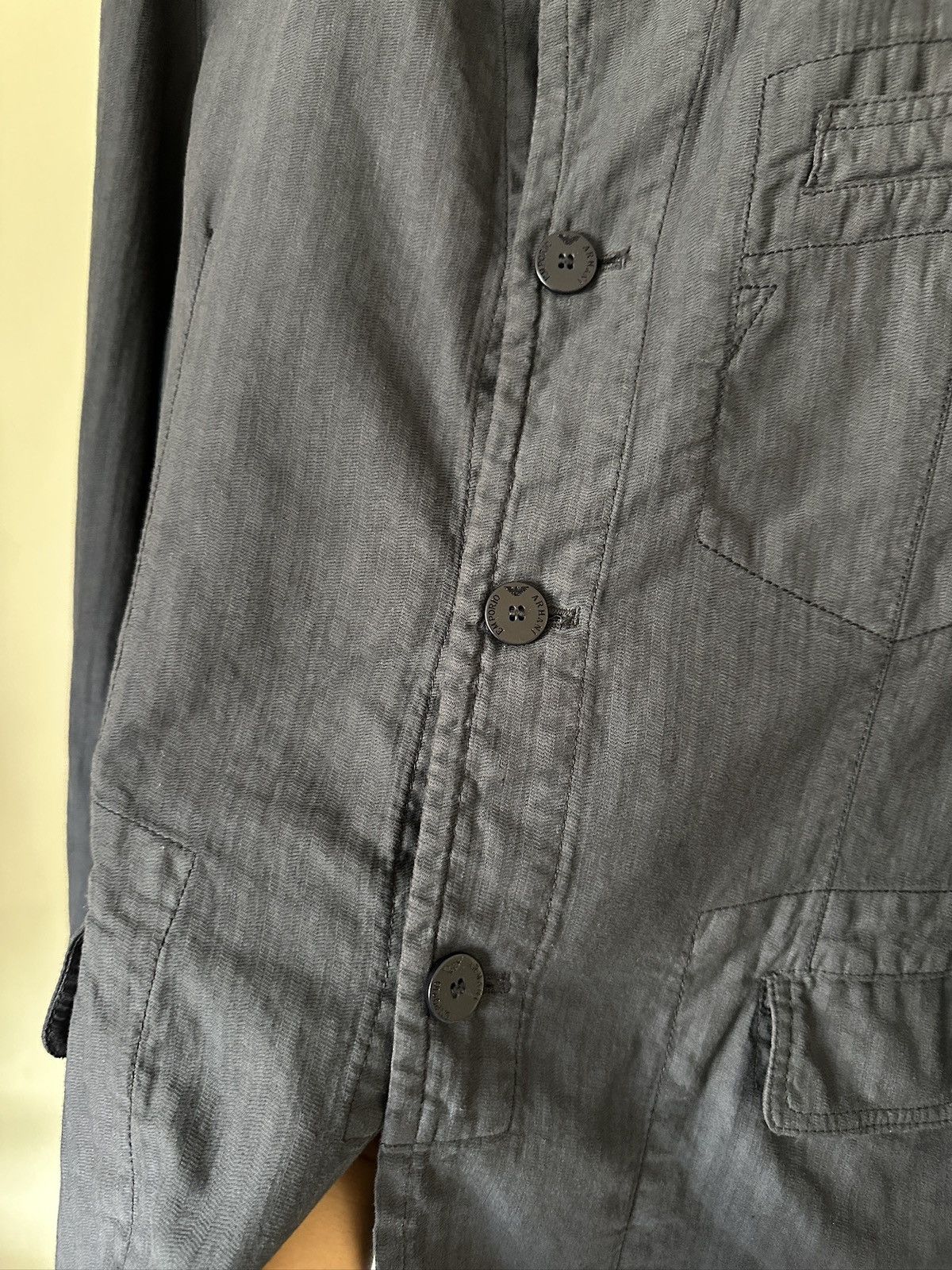 Emporio Armani 2000s Emporio Armani Linen Jacket Size US M / EU 48-50 / 2 - 4 Thumbnail