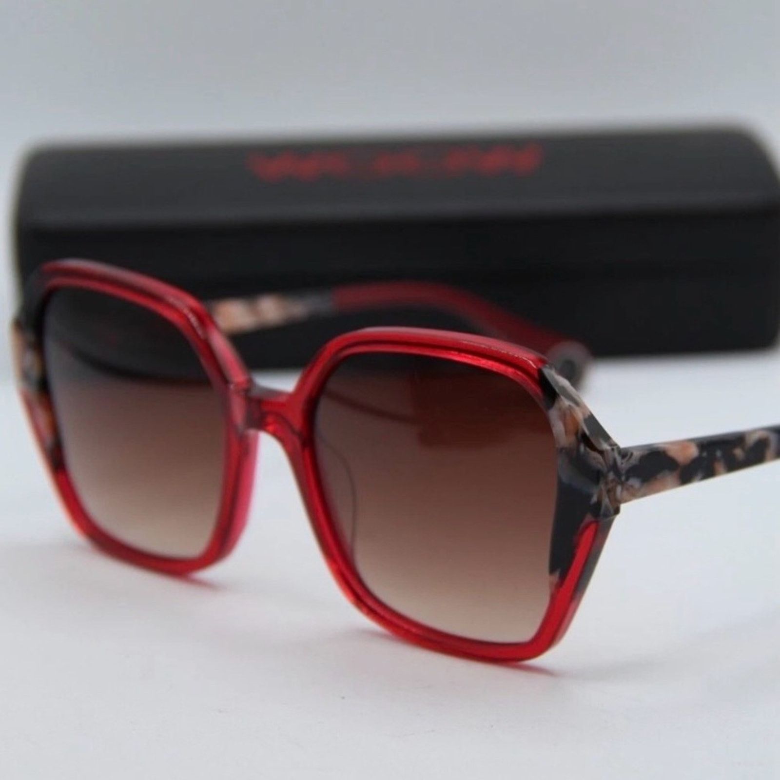 Other New! Woow SUPER SKY 2 9105 Stylish Red Sunglasses, Authentic Size ONE SIZE - 5 Thumbnail