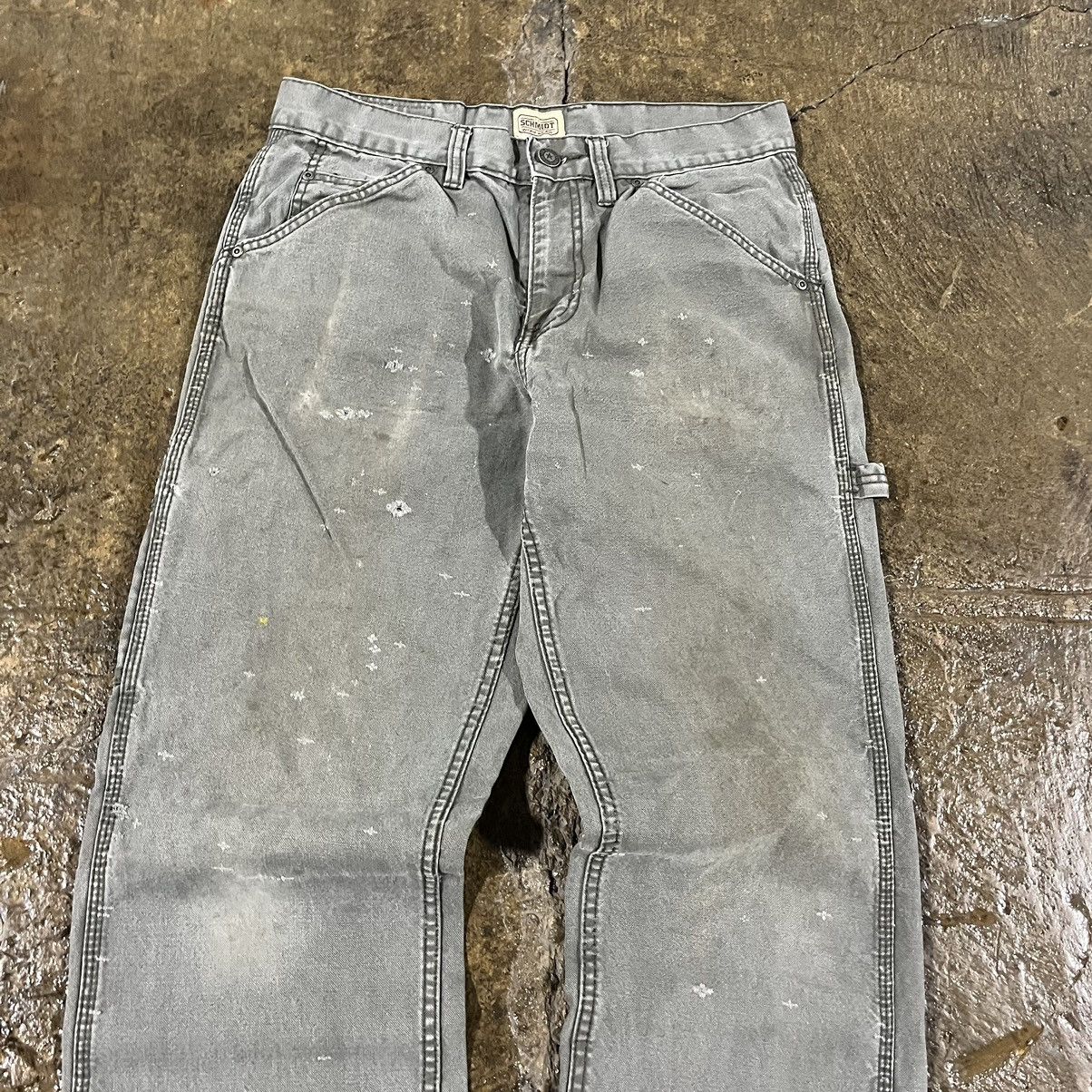 Carhartt × Vintage Crazy Carhartt Style Faded Carpenter Pants Workwear Skater Size US 34 / EU 50 - 10 Thumbnail