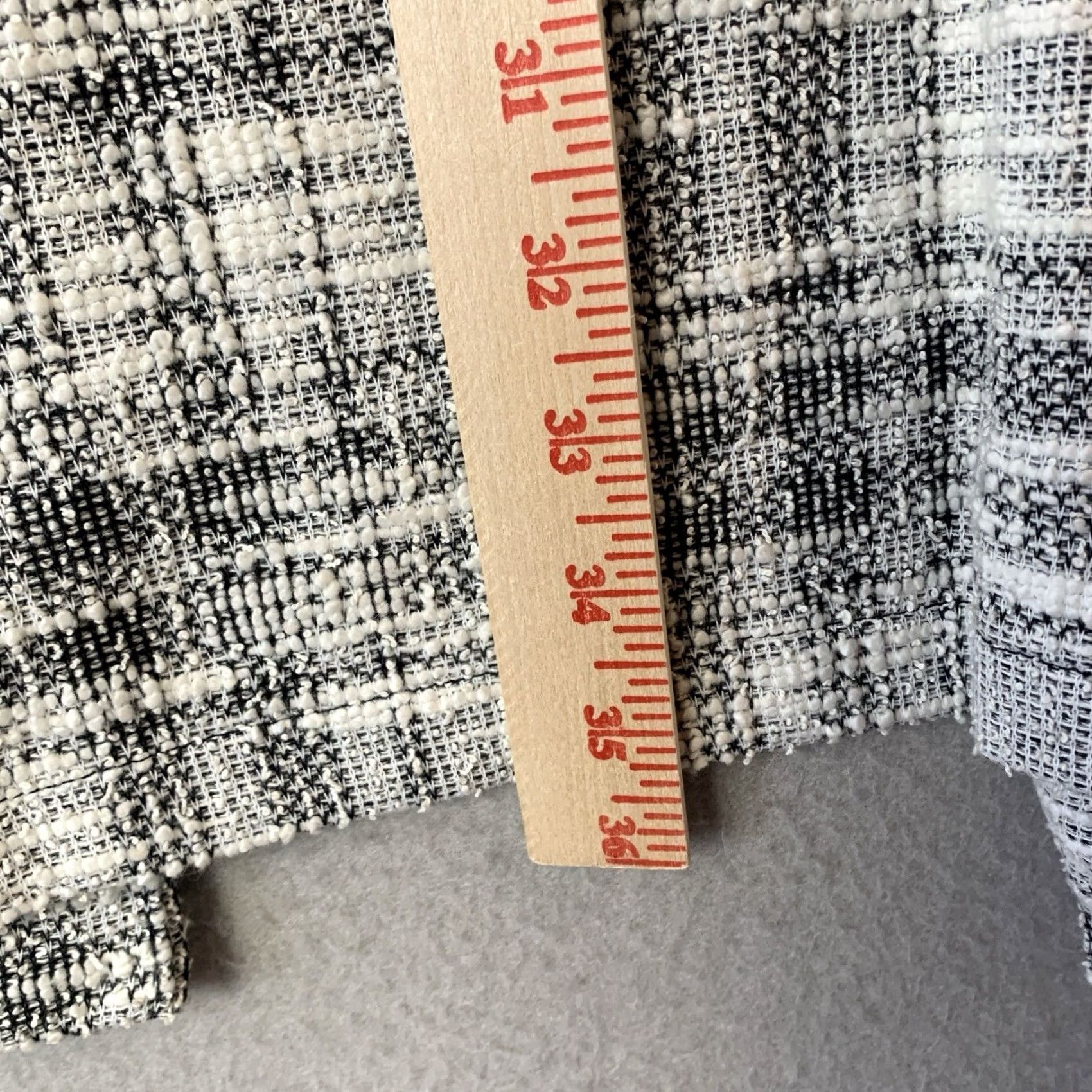Vintage Melloday Cardigan Coat Jacket Women’s M Black & White Plaid Long Open Front Duster Coat Size M / US 6-8 / IT 42-44 - 6 Thumbnail