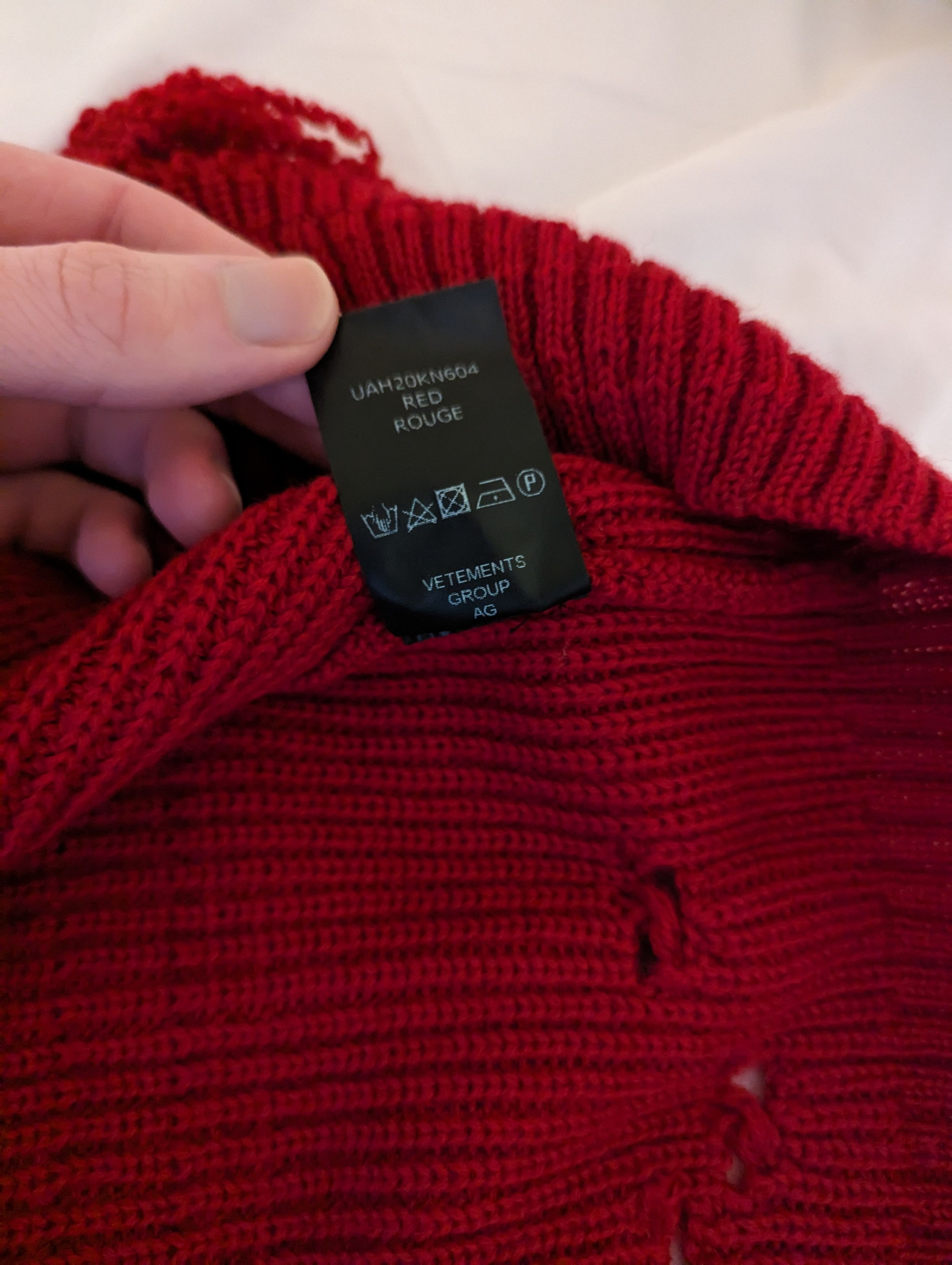 Vetements NEW Vetements Wool+ alpacaDistressed Kurt Cobain Moth eaten Size US M / EU 48-50 / 2 - 6 Thumbnail