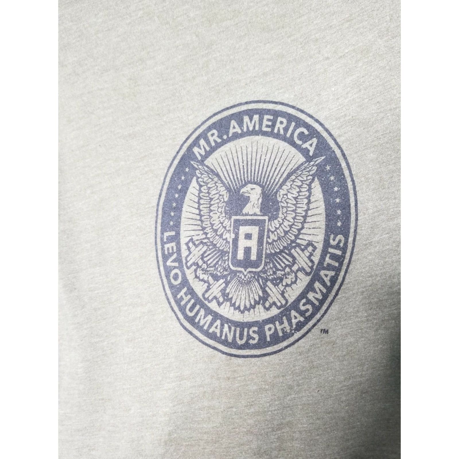 Etro VINTAGE MR AMERICA T-Shirt Men’s Short Sleeve S Green USA Strongman Bodybuilding Rare Basic Tee 90s Style Mens Size US S / EU 44-46 / 1 - 2 Thumbnail