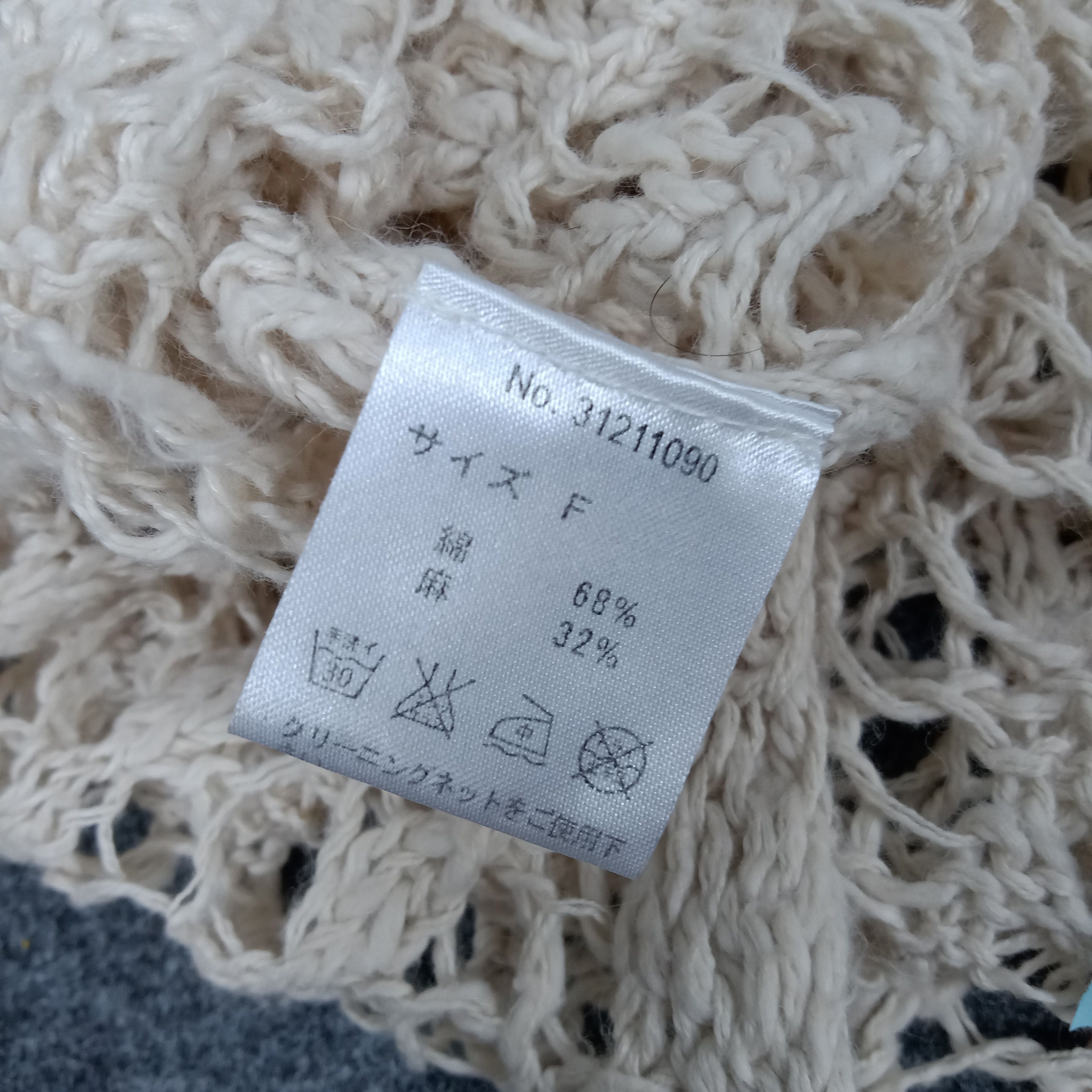 If Six Was Nine × Le Grande Bleu (L.G.B.) × Vintage G.O.A Japanese Punk Style Hollow Knitwear Size L / US 10 / IT 46 - 5 Thumbnail