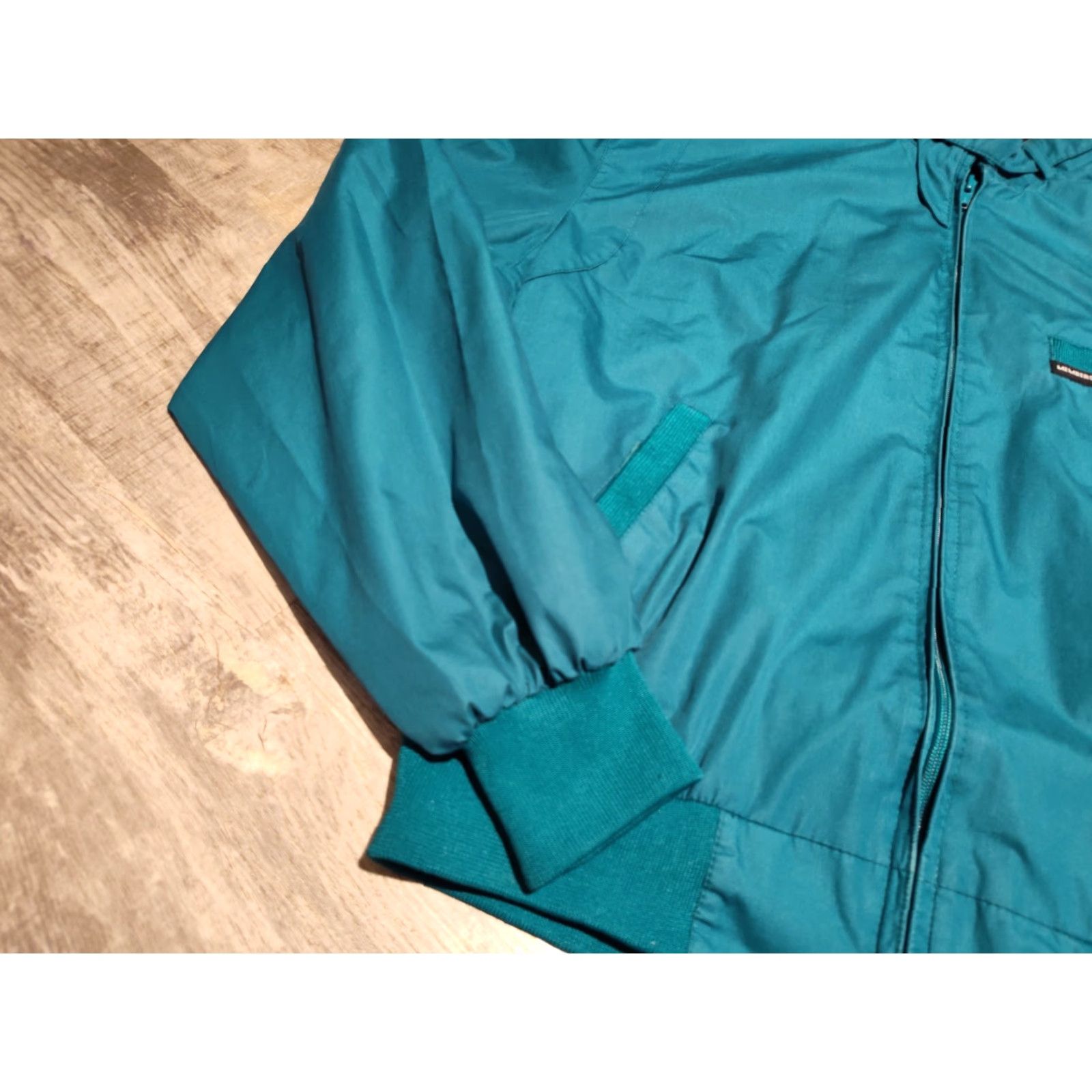 Members Only Vintage Yes Members Only Jacket 90s Cafe Racer Bomber Turquoise Full Zip Lapels Size 44 Size US S / EU 44-46 / 1 - 4 Thumbnail