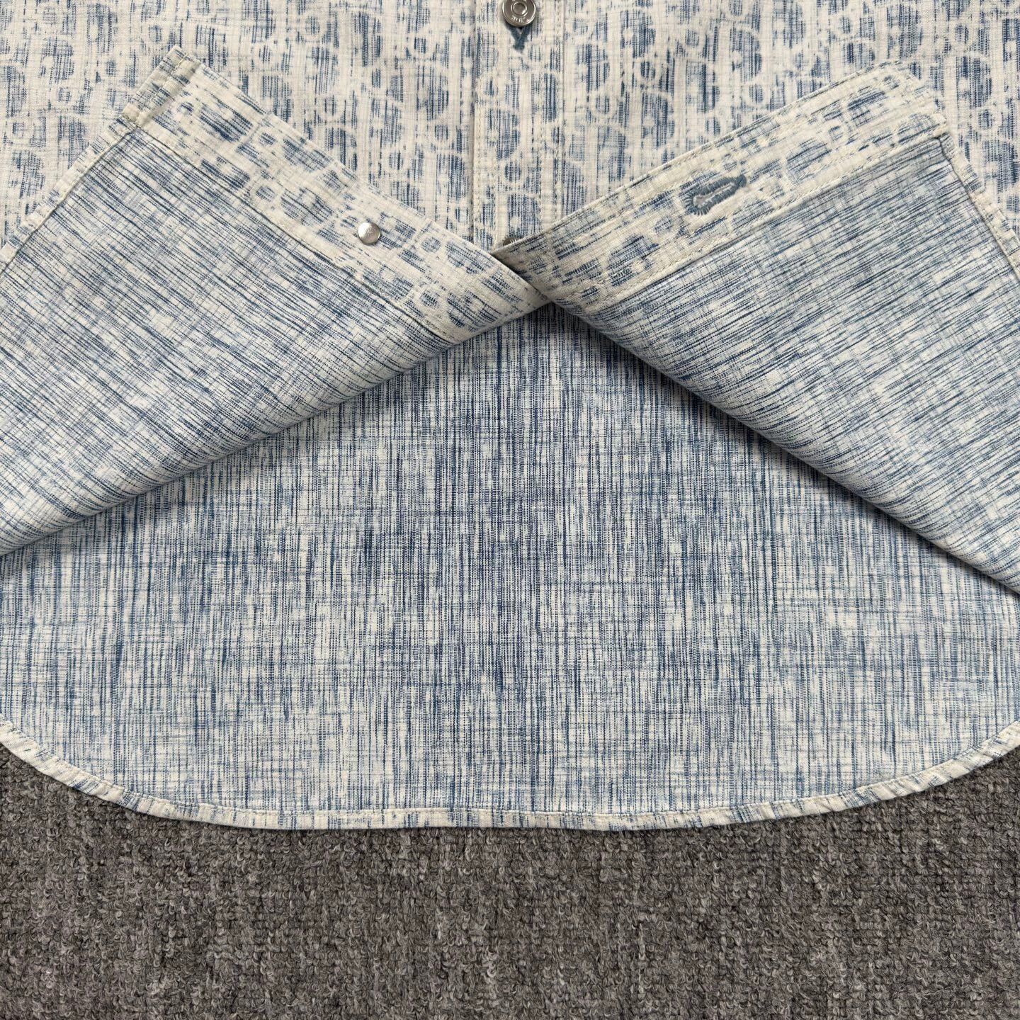 Dior Dior Oblique Blue Print Shacket 39 Size US M / EU 48-50 / 2 - 6 Thumbnail