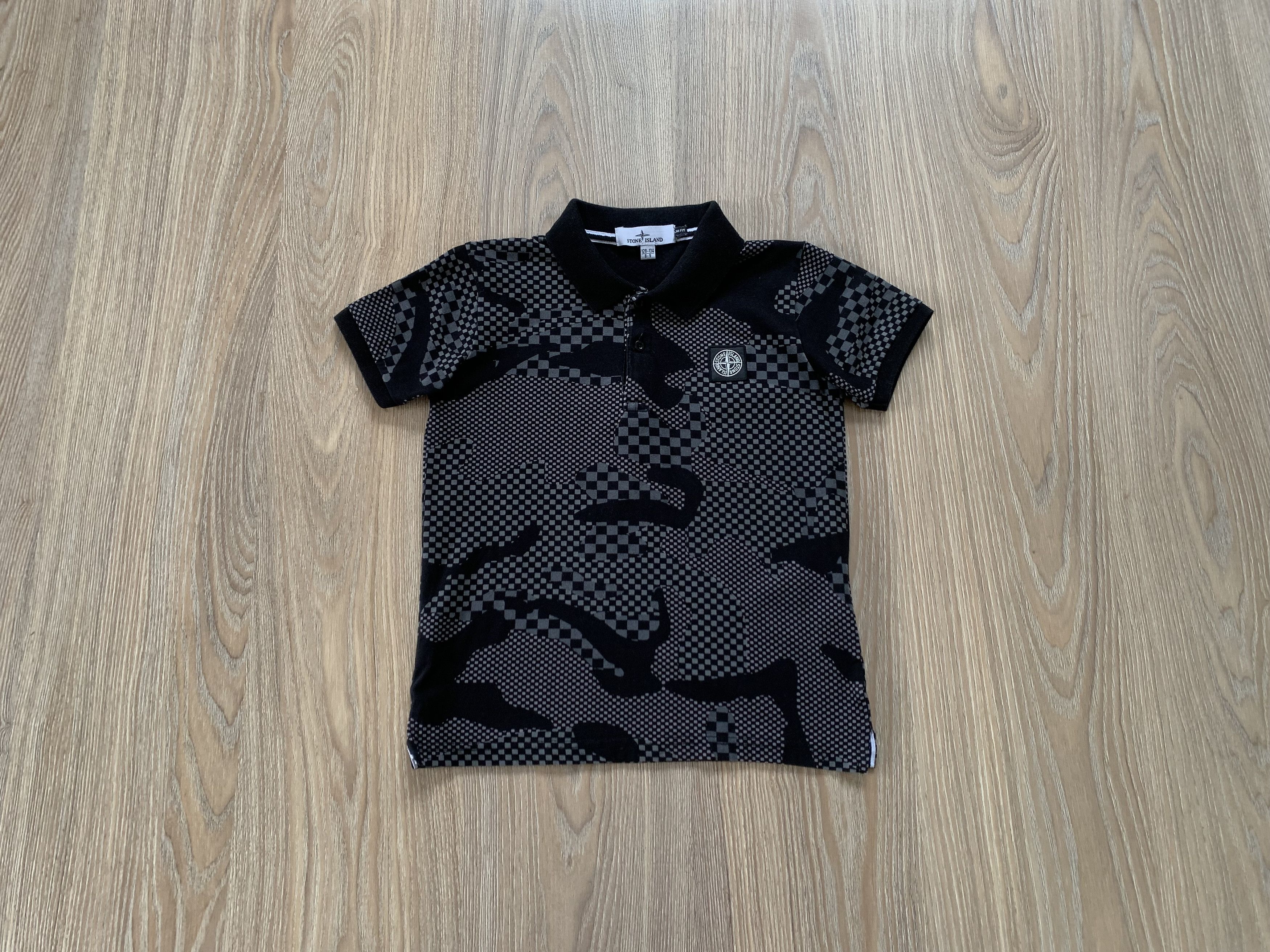 Stone Island Stone Island Junior Camouflage Polo Shirt Size US XXS / EU 40 - 1 Thumbnail