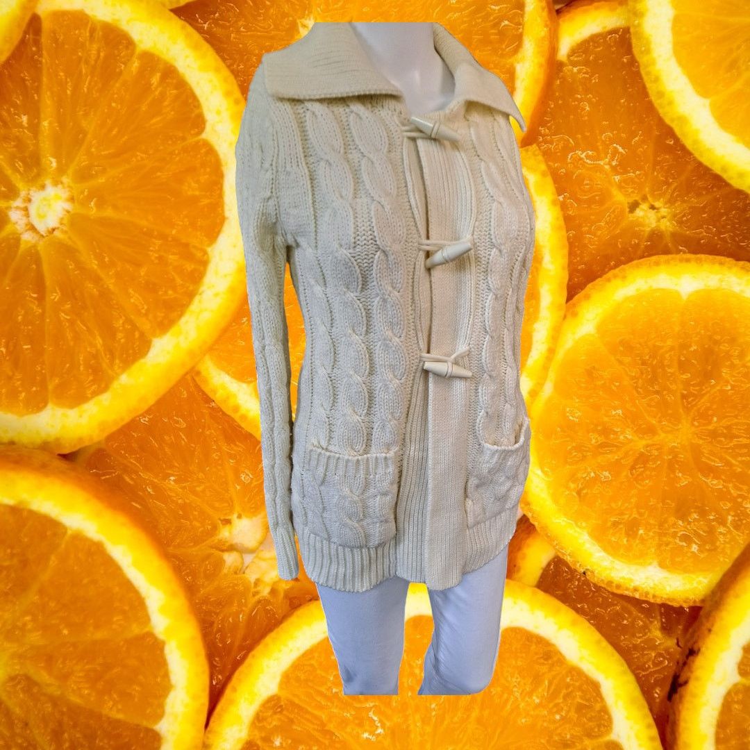 Sears Vintage Sears Cable Knit Sweater With Toggle Buttons Small Size S / US 4 / IT 40 - 1 Thumbnail
