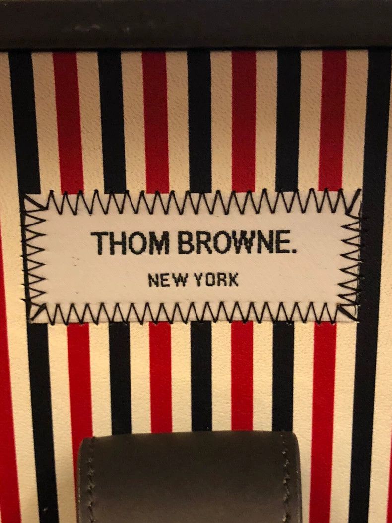 Thom Browne Thom Browne Three-stage aged briefcase Size ONE SIZE - 7 Thumbnail