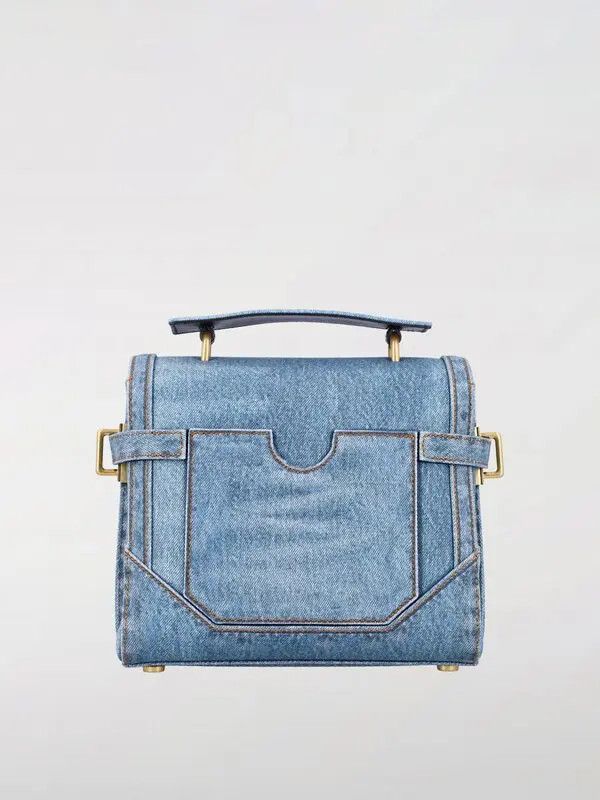 Balmain o1s1wg111225 Size:OS/Mini Bag in Blue Size ONE SIZE - 2 Thumbnail