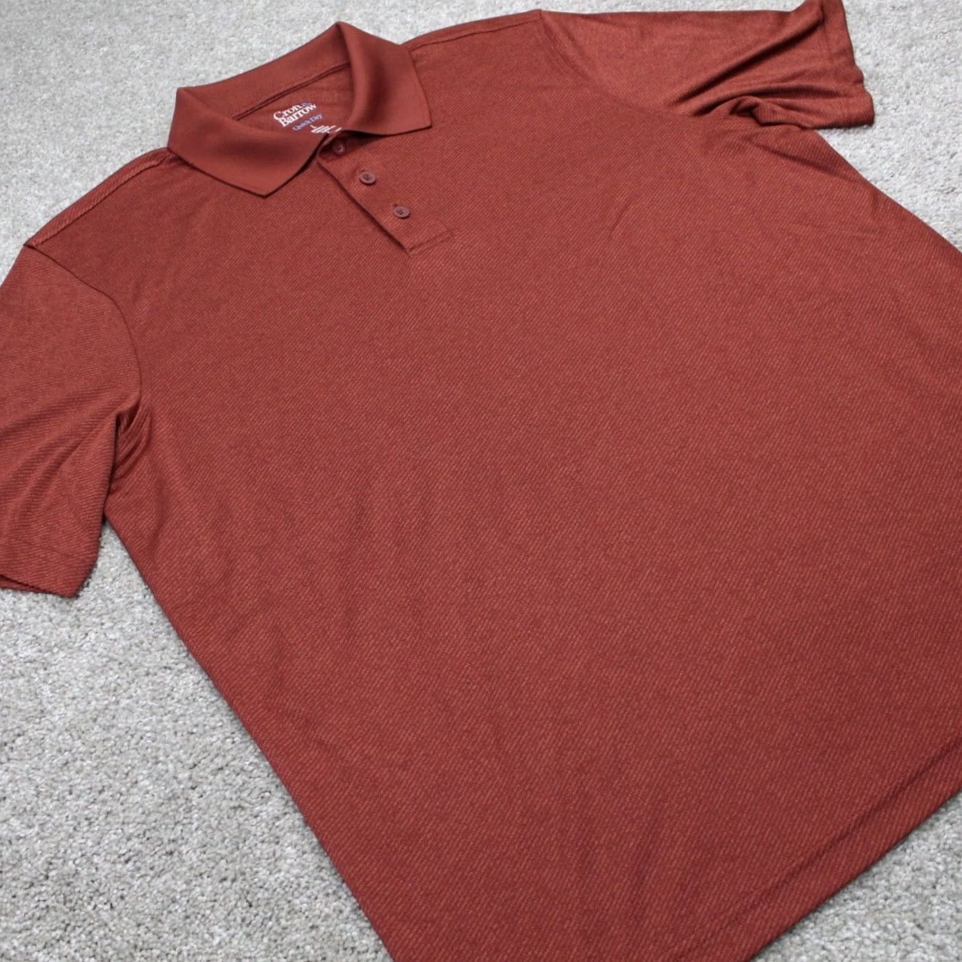 Croft & Barrow Croft & Barrow Polo Shirt Mens Large Red Quick Dry 100% Polyester S/S Pullover Polo Shirt Mens Large Red Quick Dry Polo Size US L / EU 52-54 / 3 - 5 Thumbnail