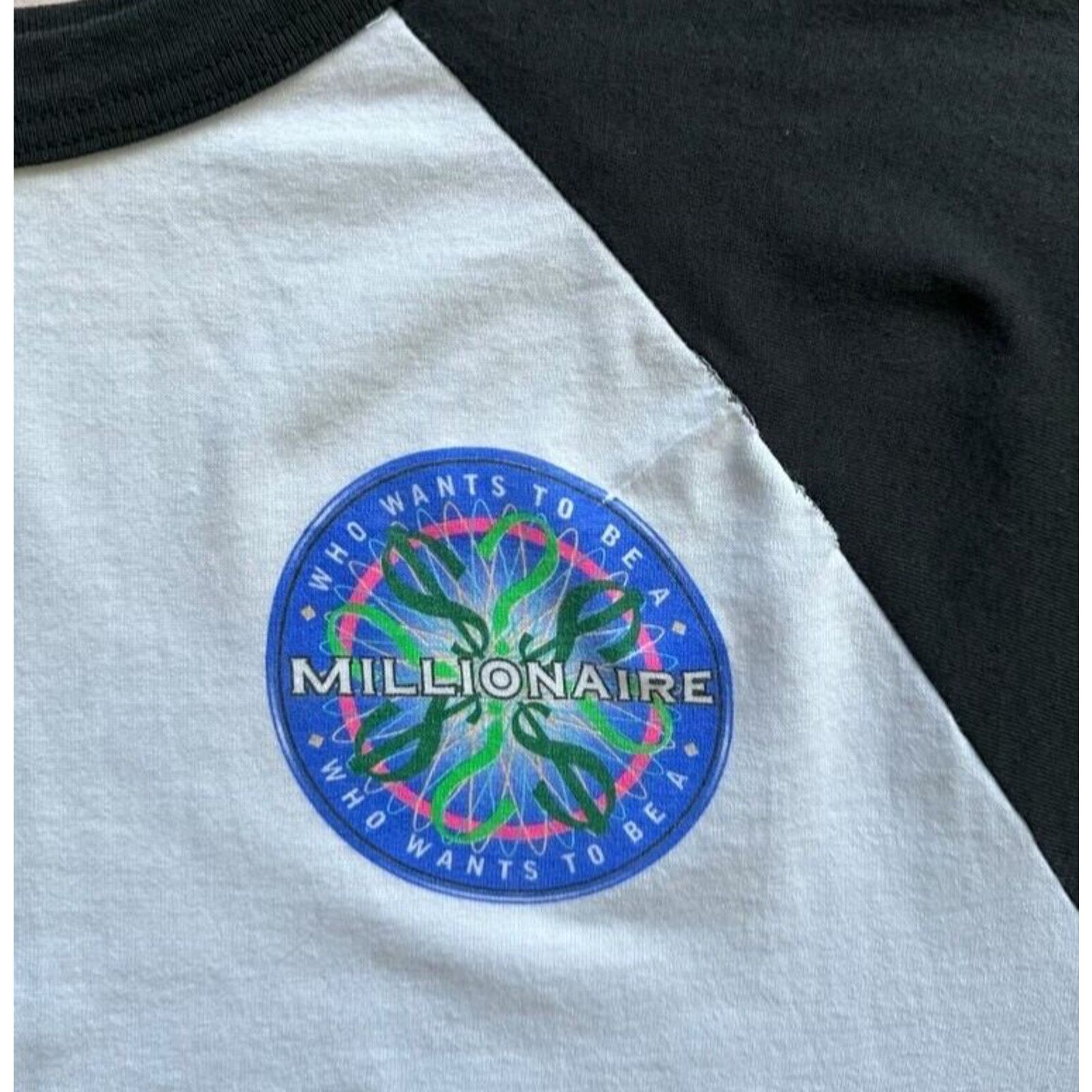 Augusta Sportswear Who Wants To Be A Millionaire Game Show T Shirt L 3/4 Sleeve Size US L / EU 52-54 / 3 - 5 Thumbnail