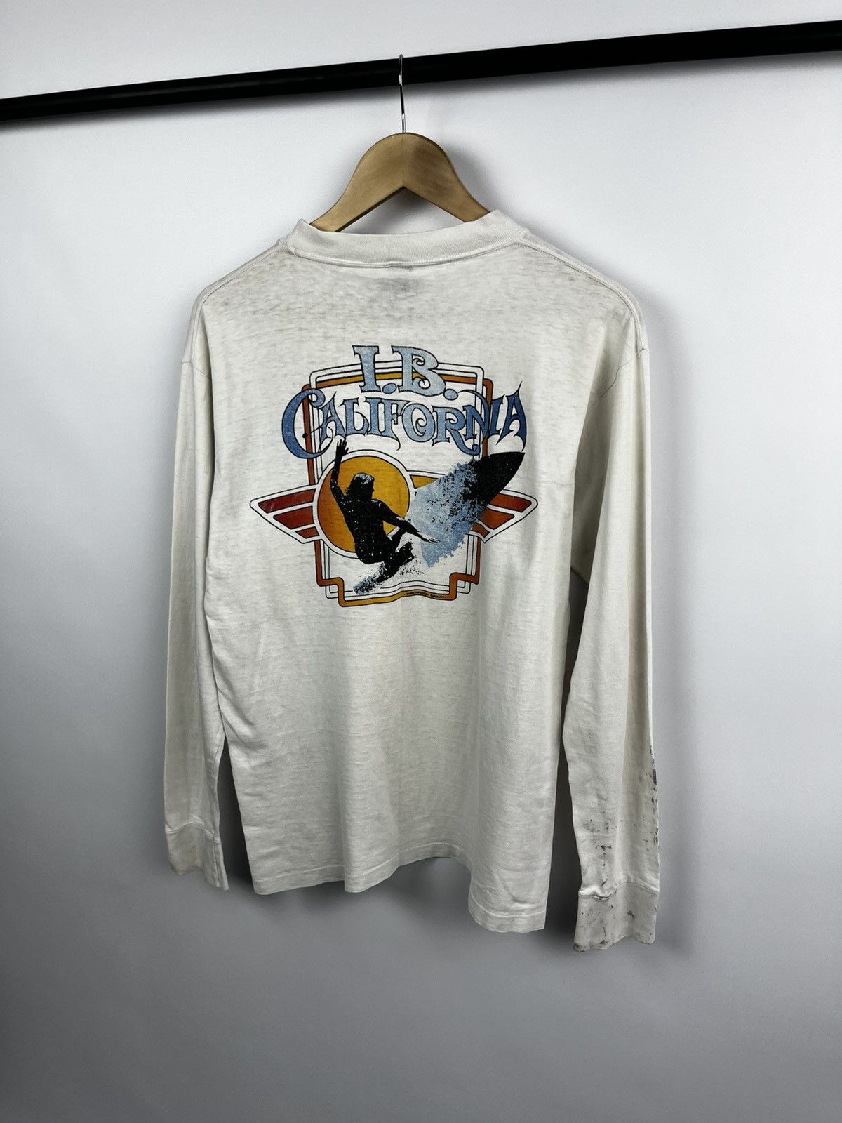 Vintage Vintage 70s California T Shirt (M) Cream Surf Graphic Size US M / EU 48-50 / 2 - 8 Thumbnail