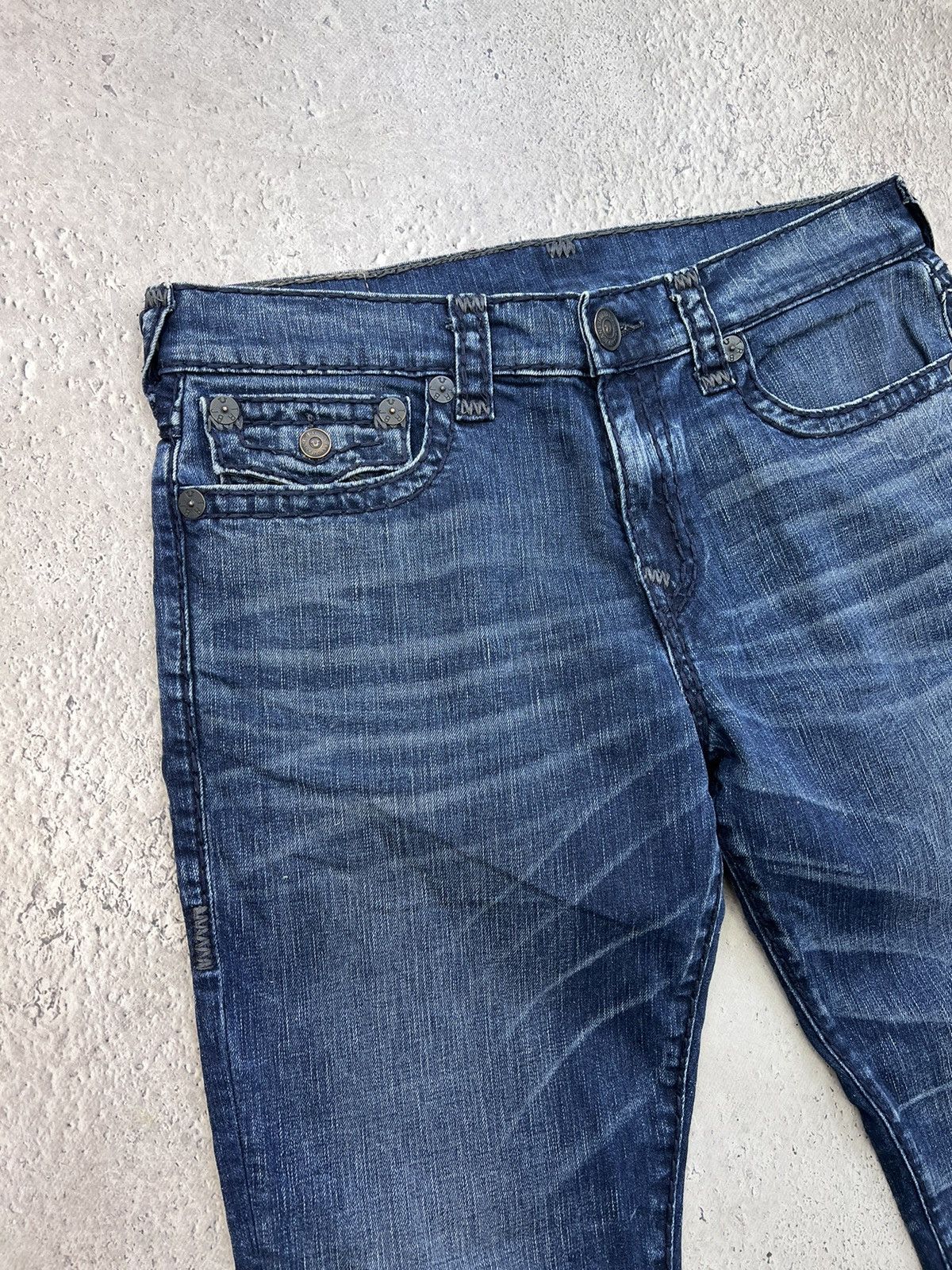 Japanese Brand × True Religion True Religion y2k Flare Japanese Jeans Distressed Size US 34 / EU 50 - 13 Thumbnail