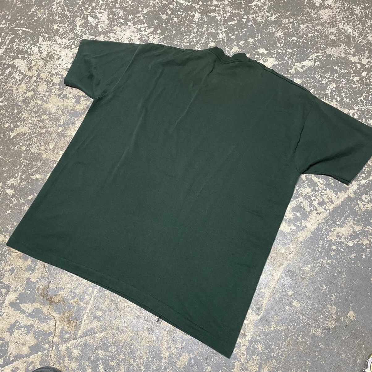 Unsound Rags × Vintage Vintage Green Fruit Of The Loom Faded 90s USA Tshirt Size US XXL / EU 58 / 5 - 8 Thumbnail