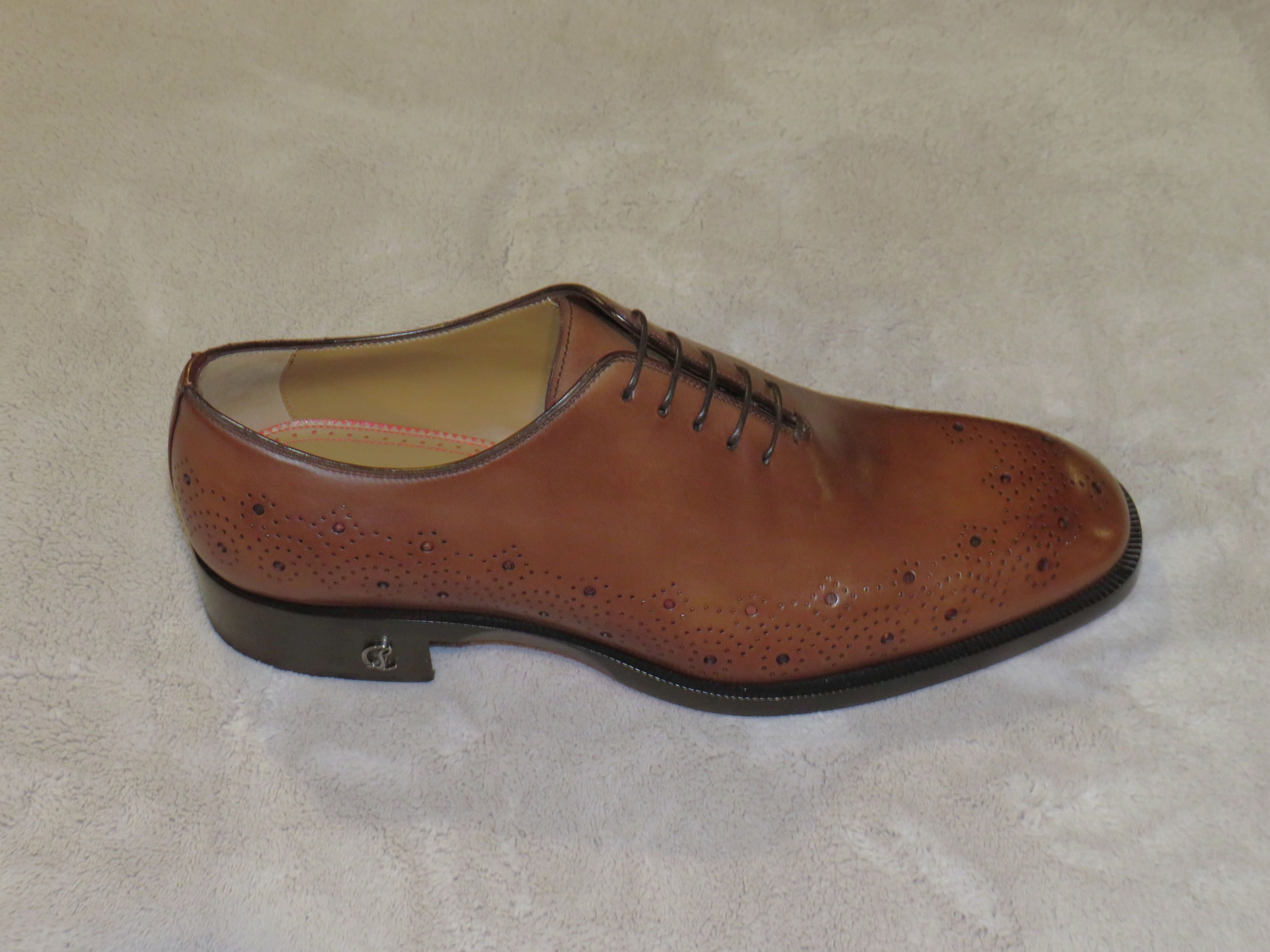 Christian Louboutin Corteobello Havane Medallion Red Bottom Oxford US 8 NWB Size US 8 / EU 41 - 2 Thumbnail