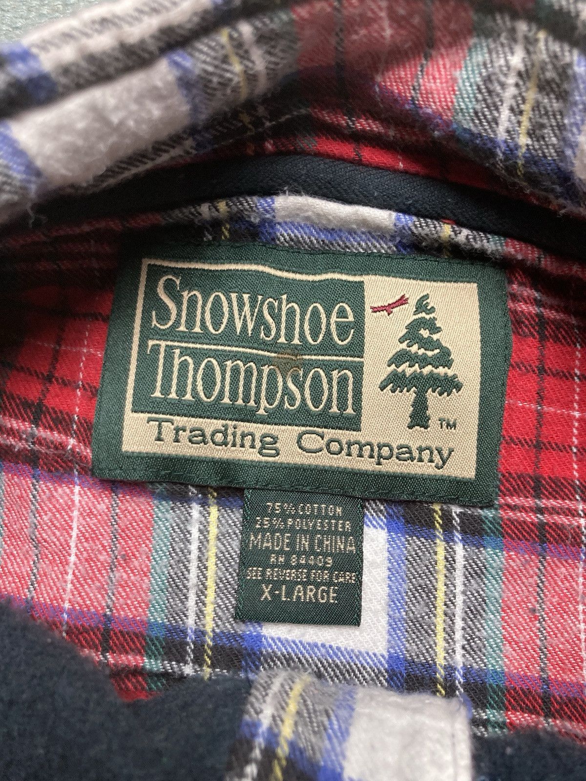 Vintage Vtg sweatshirt Snowshoe Thompson Michigan fishing henley XL Size US XL / EU 56 / 4 - 7 Thumbnail