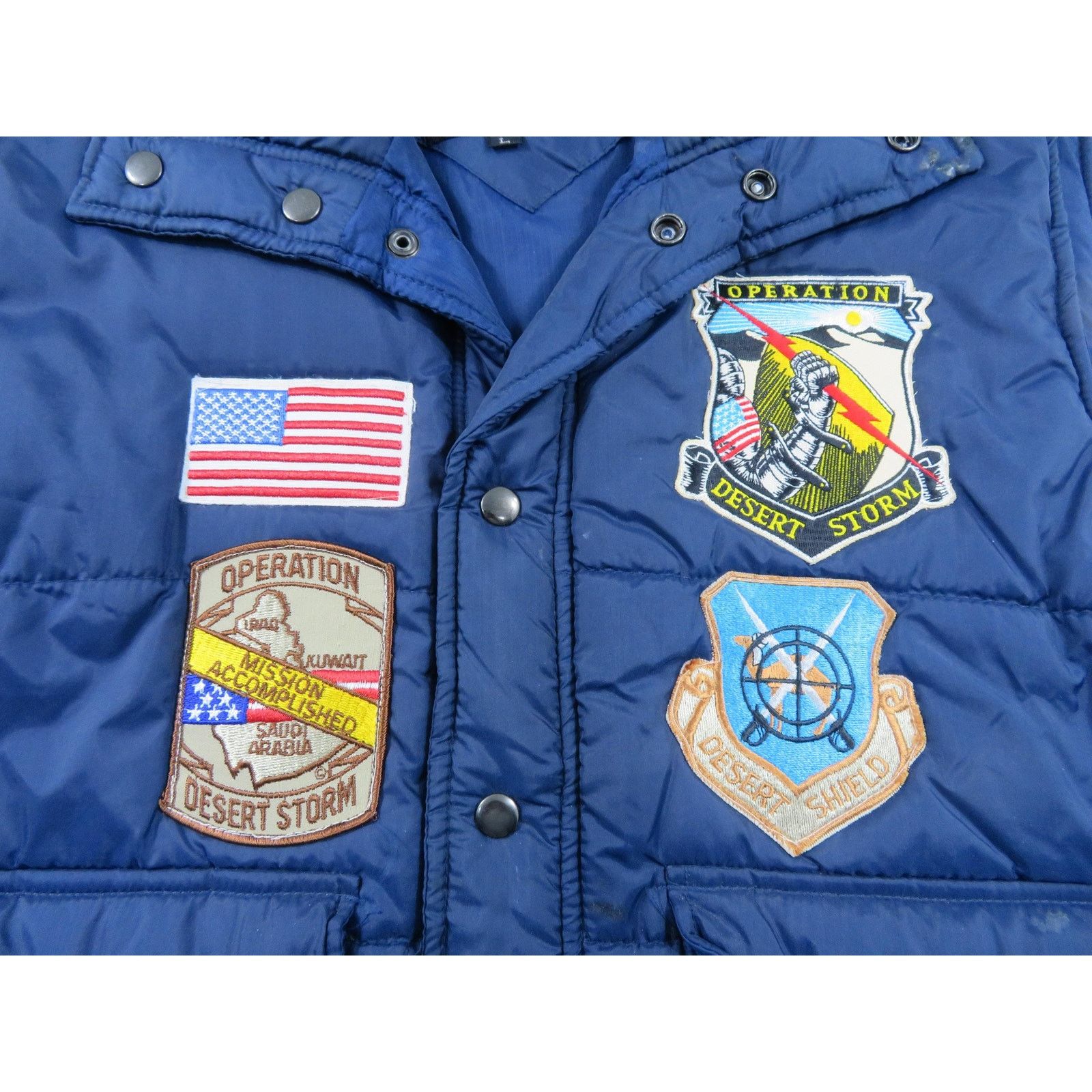 Other Operation Desert Storm Shield St Moritz Vest Blue Sz L 1980s Size US L / EU 52-54 / 3 - 4 Thumbnail