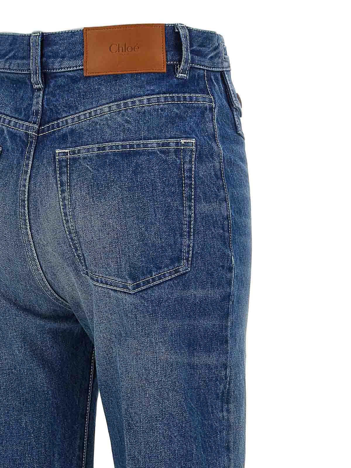Chloe o1loc1c10326 Jeans in Ocean Blue Size 27" / US 4 / IT 40 - 4 Thumbnail