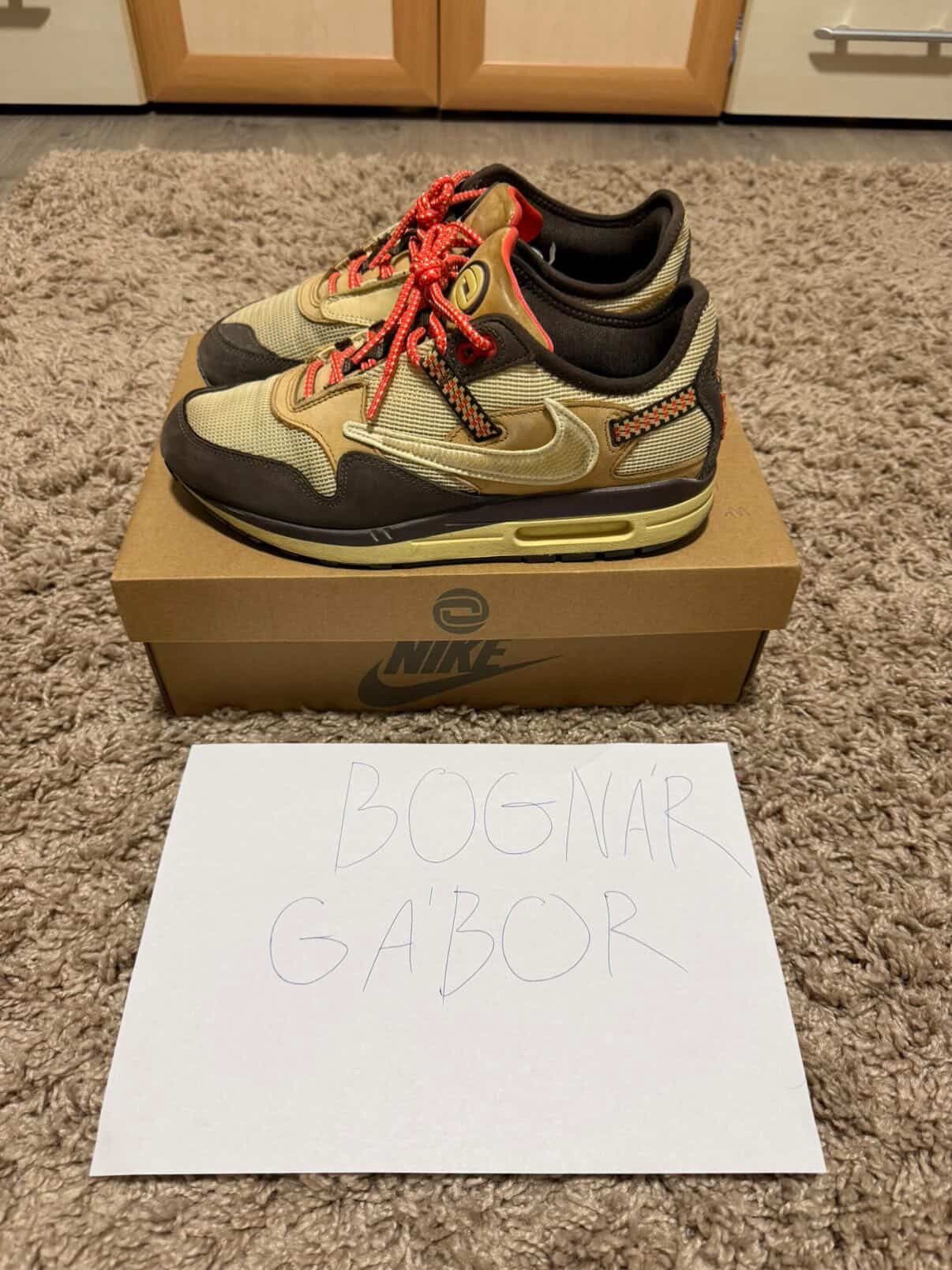 Nike × Travis Scott Nike x Cactus Jack, Air Max 1 Baroque Brown Size US 9 / EU 42 - 3 Thumbnail