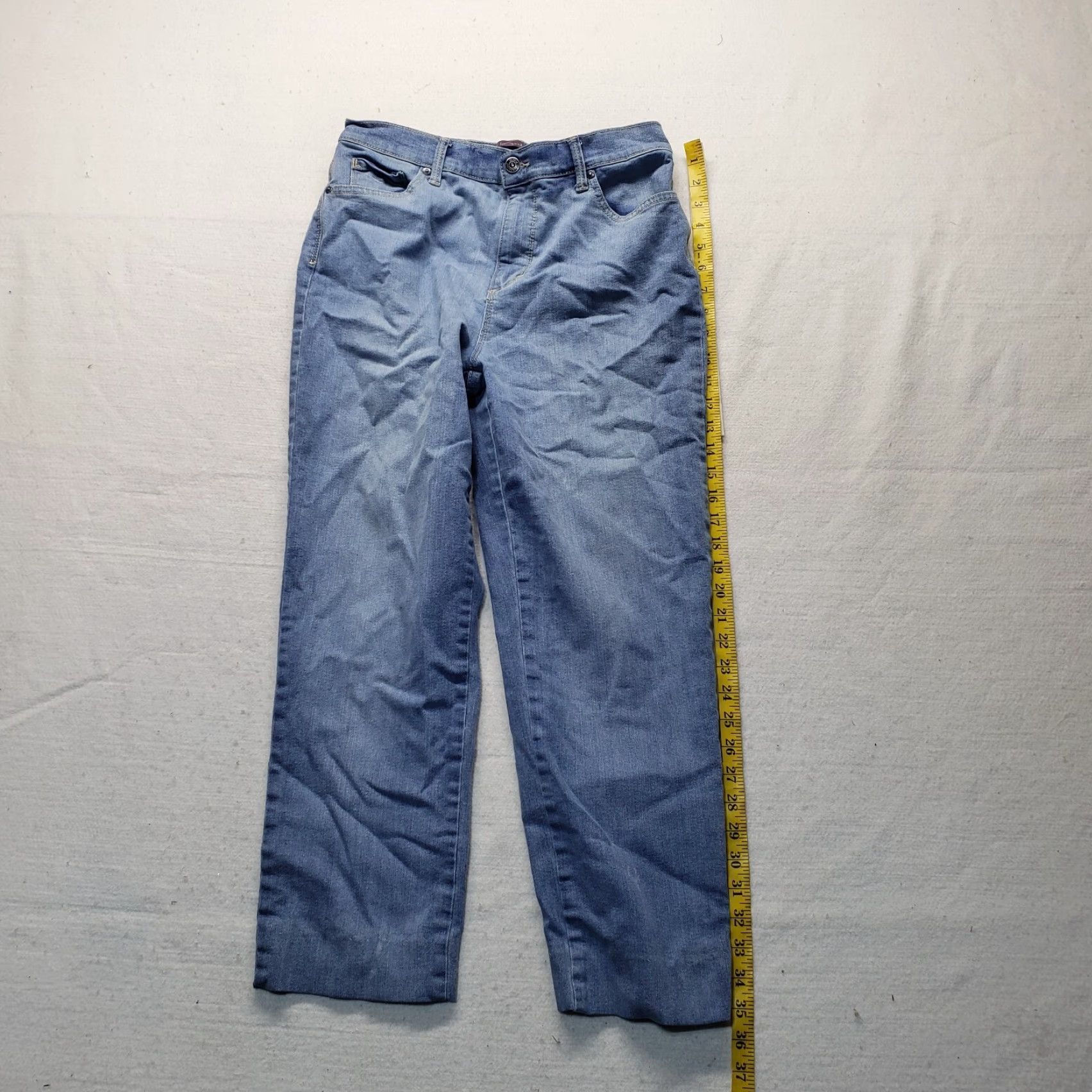 Gloria Vanderbilt Gloria Vanderbilt Amanda Jeans Blue Denim Slimming Women's Ladies Hemmed Size 8 Size 30" / US 8 / IT 44 - 7 Thumbnail