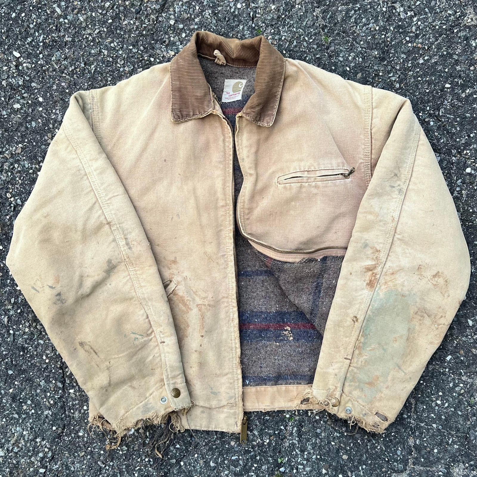 Carhartt True vintage Carhartt 70s work wear Detroit brown jacket Size US M / EU 48-50 / 2 - 1 Thumbnail