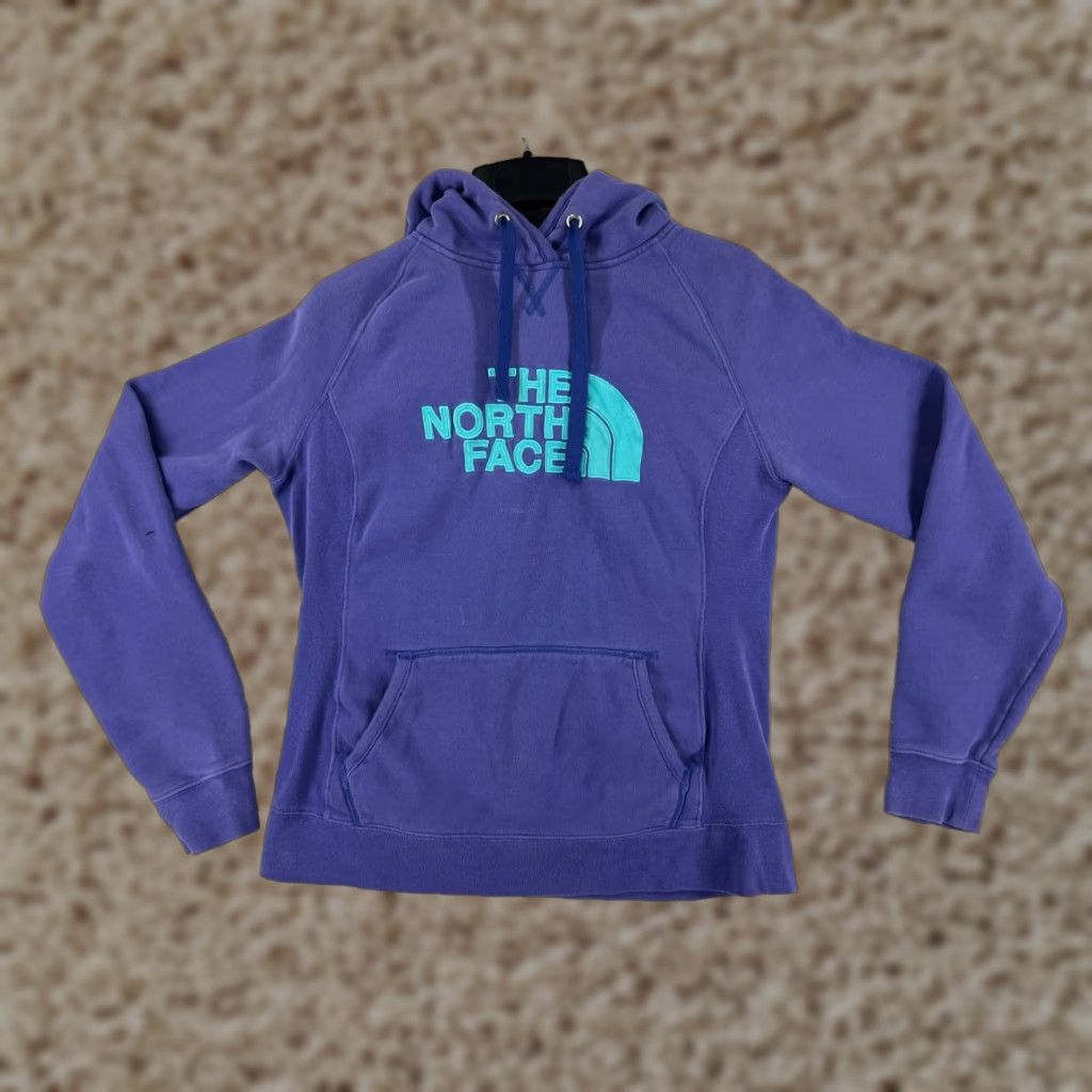 The North Face The North Face Womens Medium Purple Hoodie Kangaroo Pocket Cotton Jersey Sweater Size M / US 6-8 / IT 42-44 - 1 Thumbnail