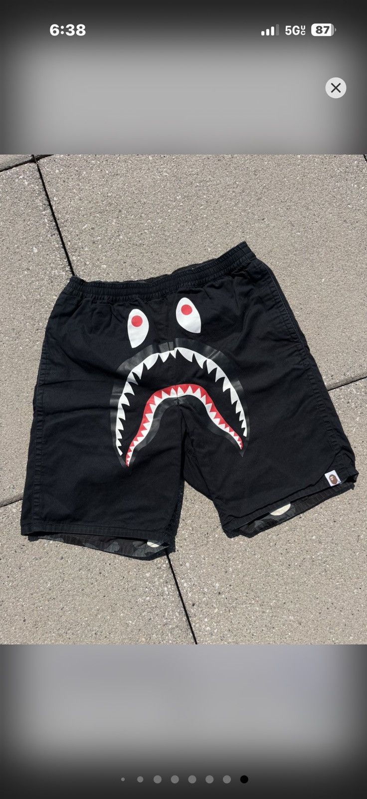 Bape BAPE Space Camo Shark Reversible Shorts Size US 32 / EU 48 - 12 Thumbnail