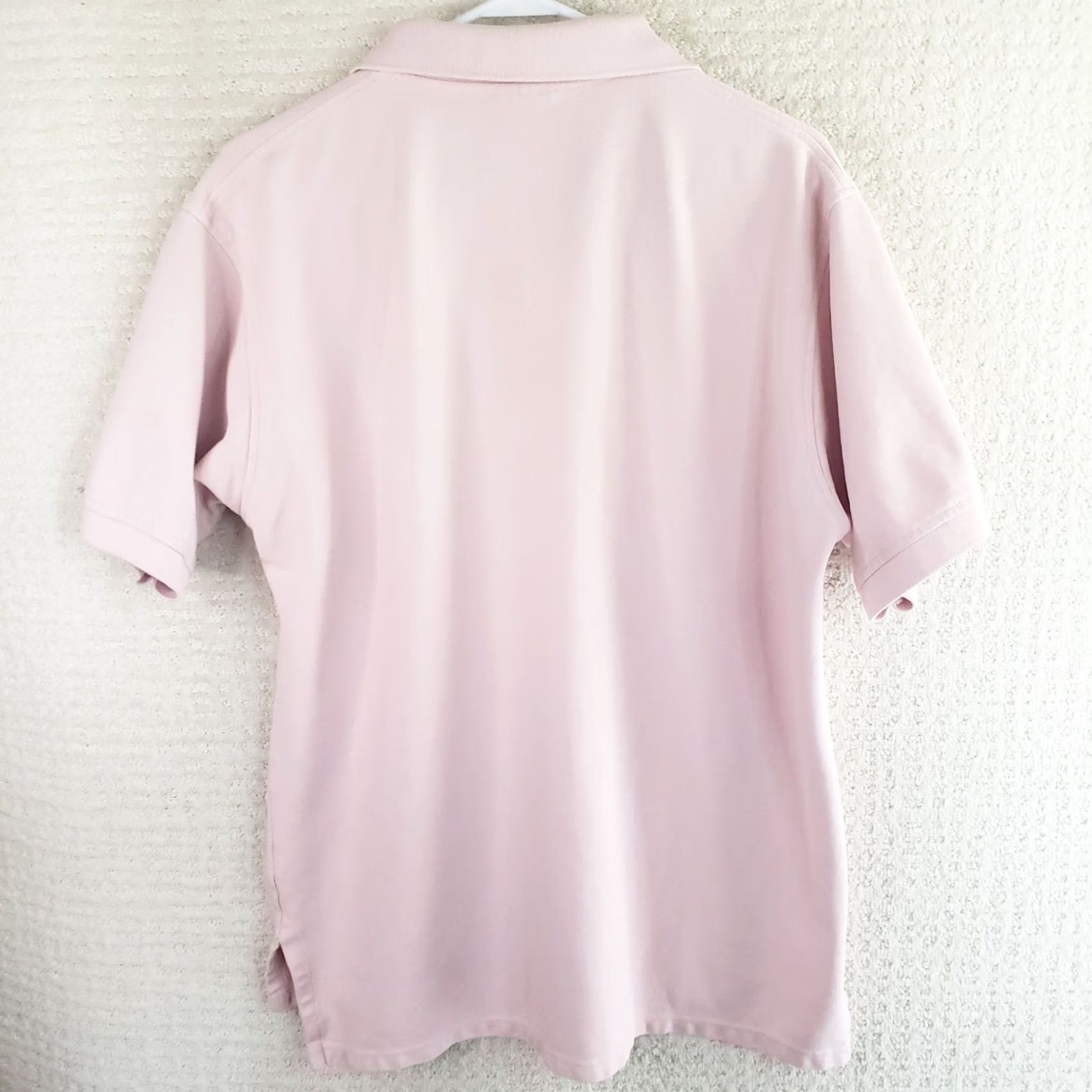 Bills Khakis Bill's Khakis Polo Shirt Mens Size L Pink Cotton Supima Pique Relaxed Fit Short Sleeve Button-Up Rugby Style Size US L / EU 52-54 / 3 - 5 Thumbnail