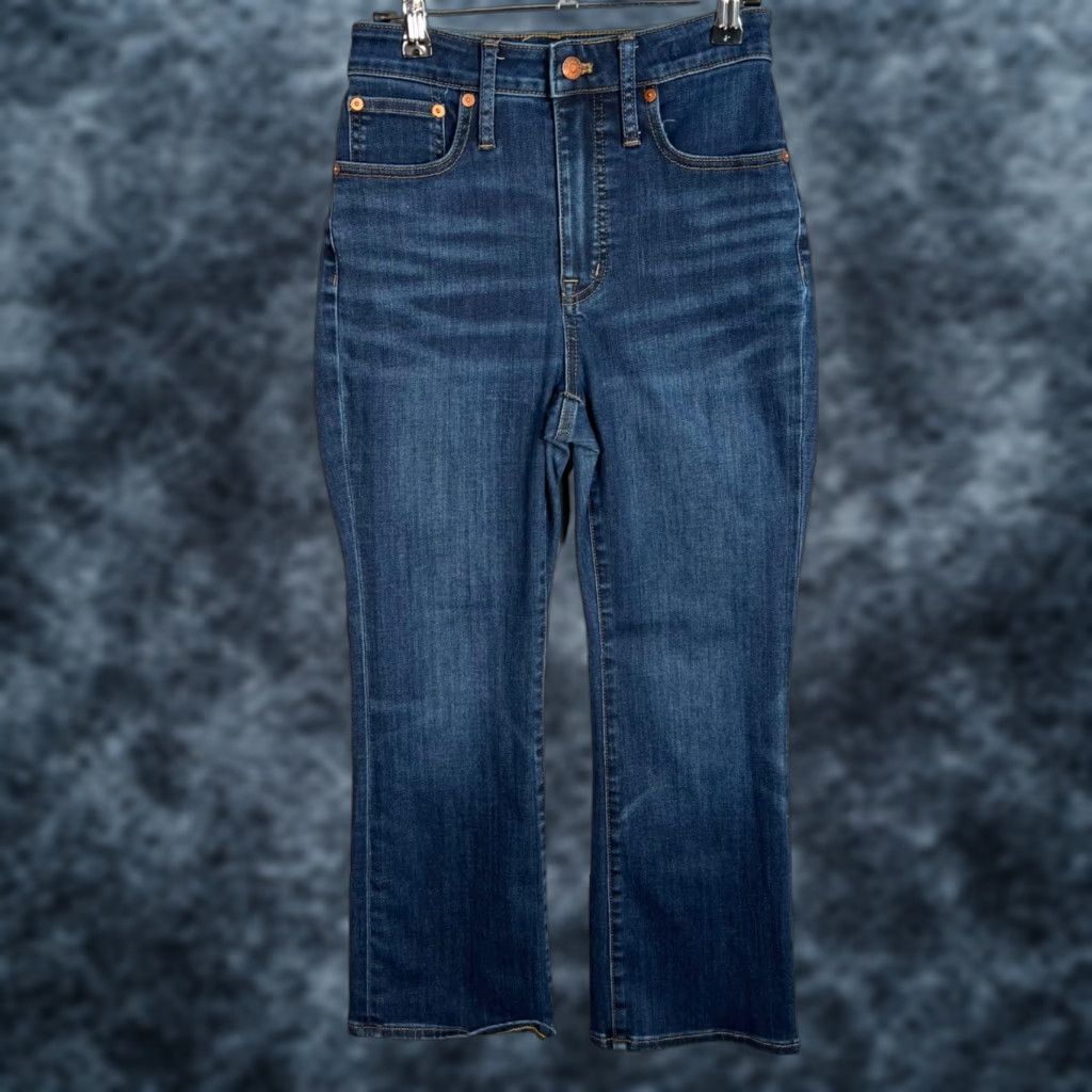 Madewell VINTAGE Madewell Womens High-Rise Cali Demi-Boot Jeans Size 24 Blue Denim Bootcut Casual Size 42" / US 20 - 1 Thumbnail