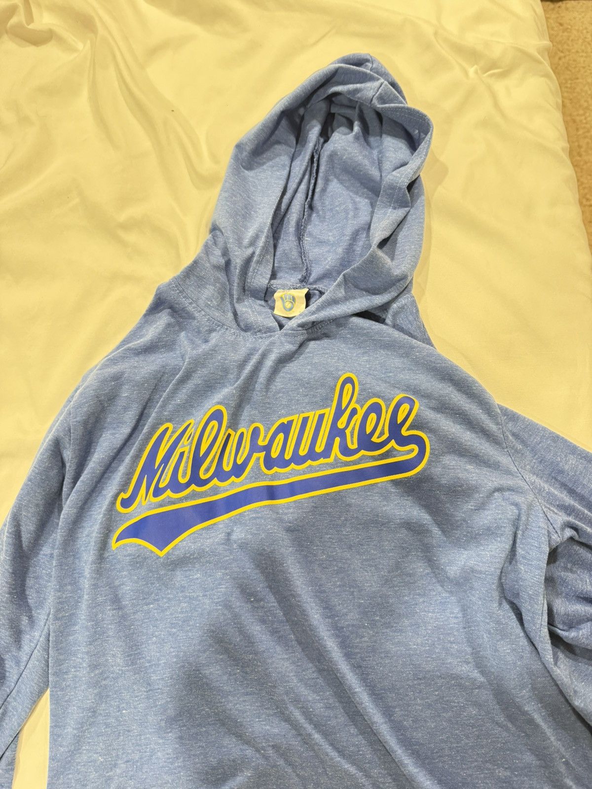 Other Light Blue Milwaukee Brewers SGA Thin Sweatshirt Size US M / EU 48-50 / 2 - 2 Thumbnail