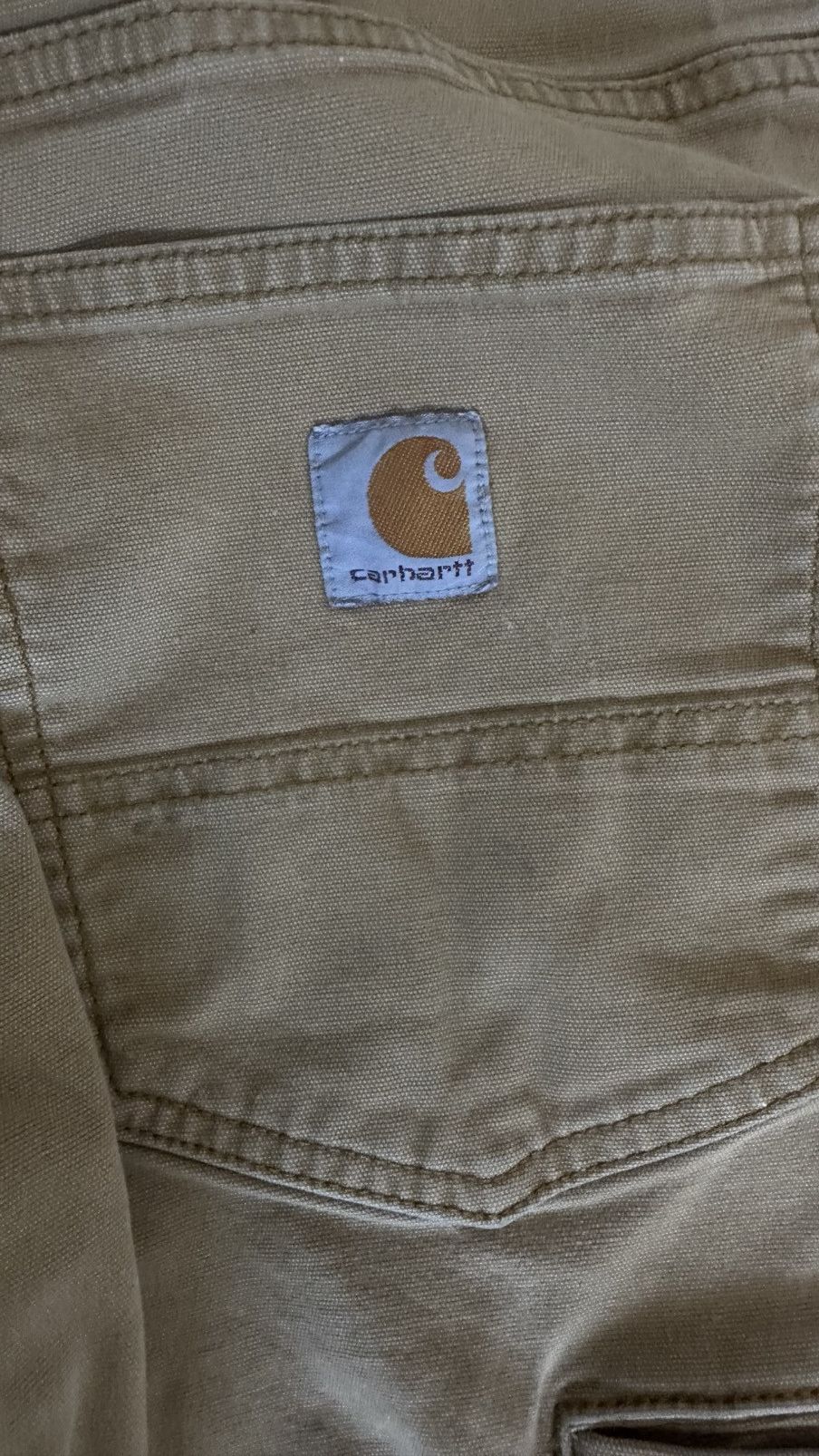 Carhartt Vintage Carhartt Work Pants – Beige – Size 34x32 Size US 32 / EU 48 - 3 Thumbnail