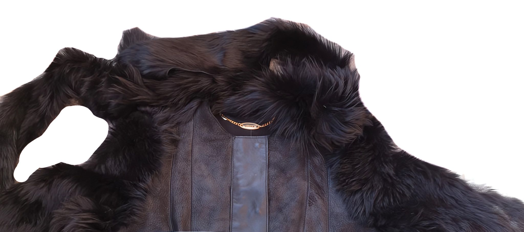 Roberto Cavalli RACCOON FUR LAMB LEATHER LONG COAT Size S / US 4 / IT 40 - 4 Thumbnail