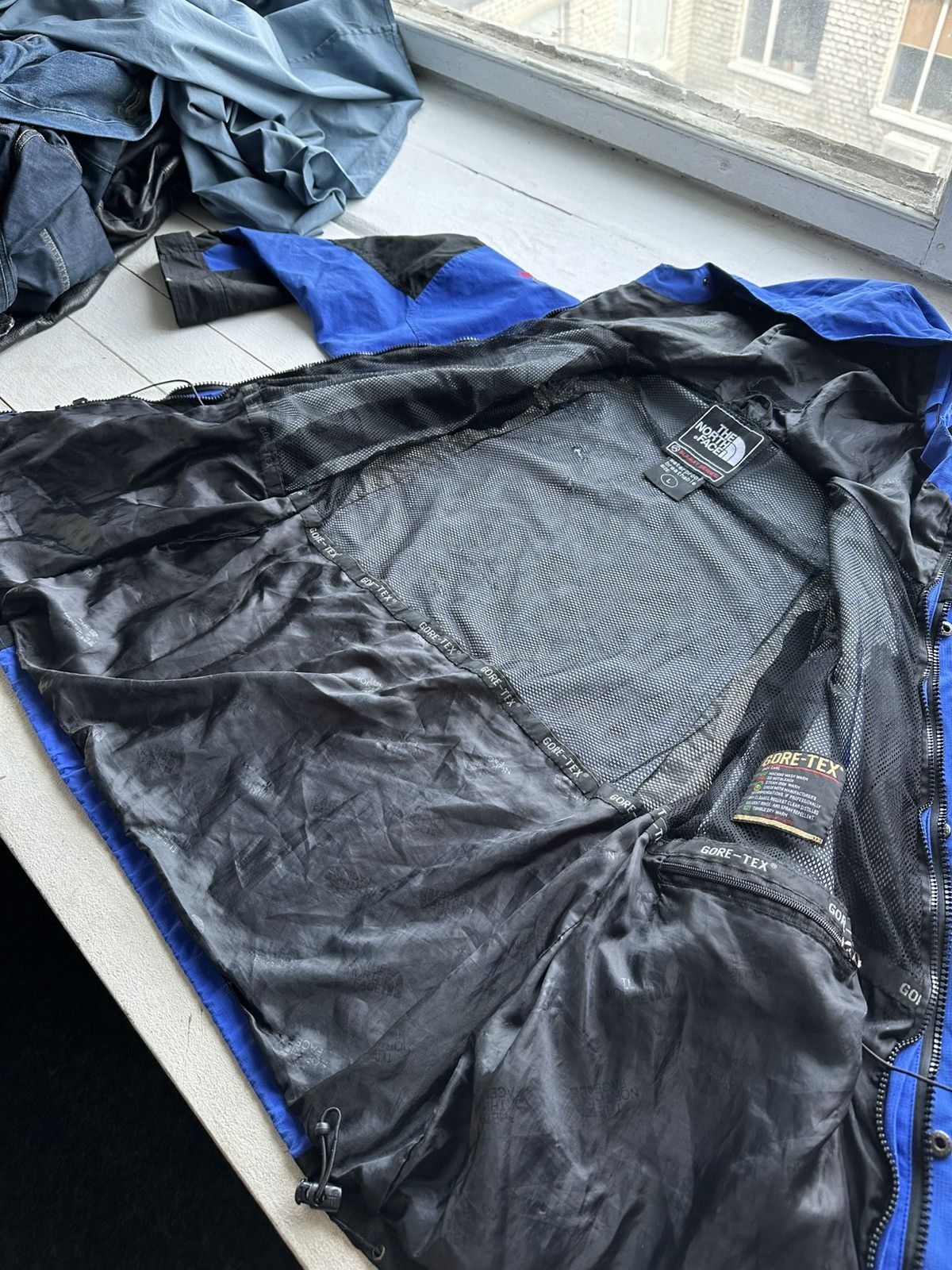 The North Face 🚨gore tex Vintage 90s/Y2K Blue The North Face Jacket Size US L / EU 52-54 / 3 - 11 Thumbnail
