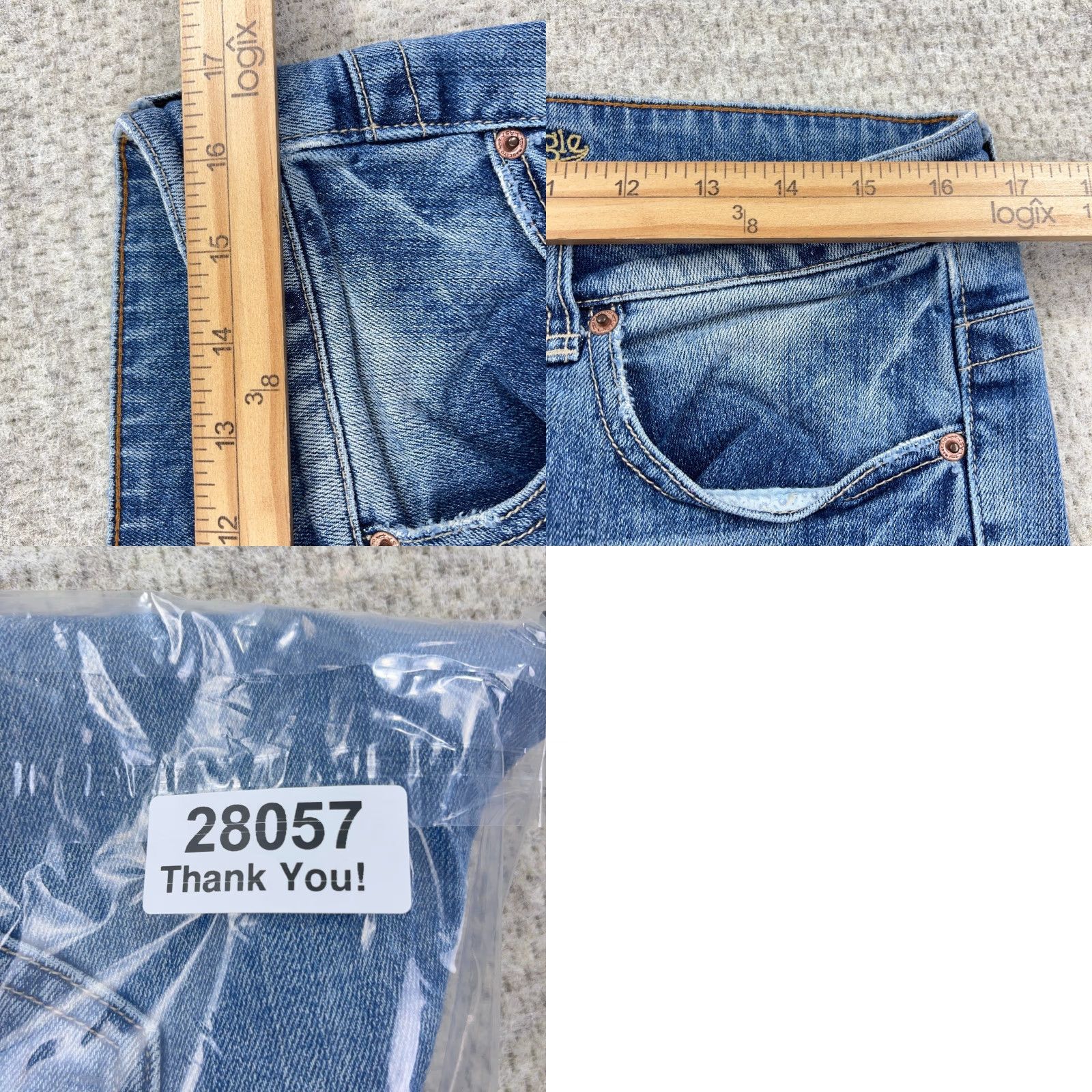 American Eagle Outfitters VINTAGE American Eagle Outfitters Capri Jeans Women 12 Low Rise Med Wash Denim Capri Jeans Womens 12 Blue 5-Pocket City Logo 90s Breakfast Size 34" / US 12 / IT 48 - 9 Thumbnail