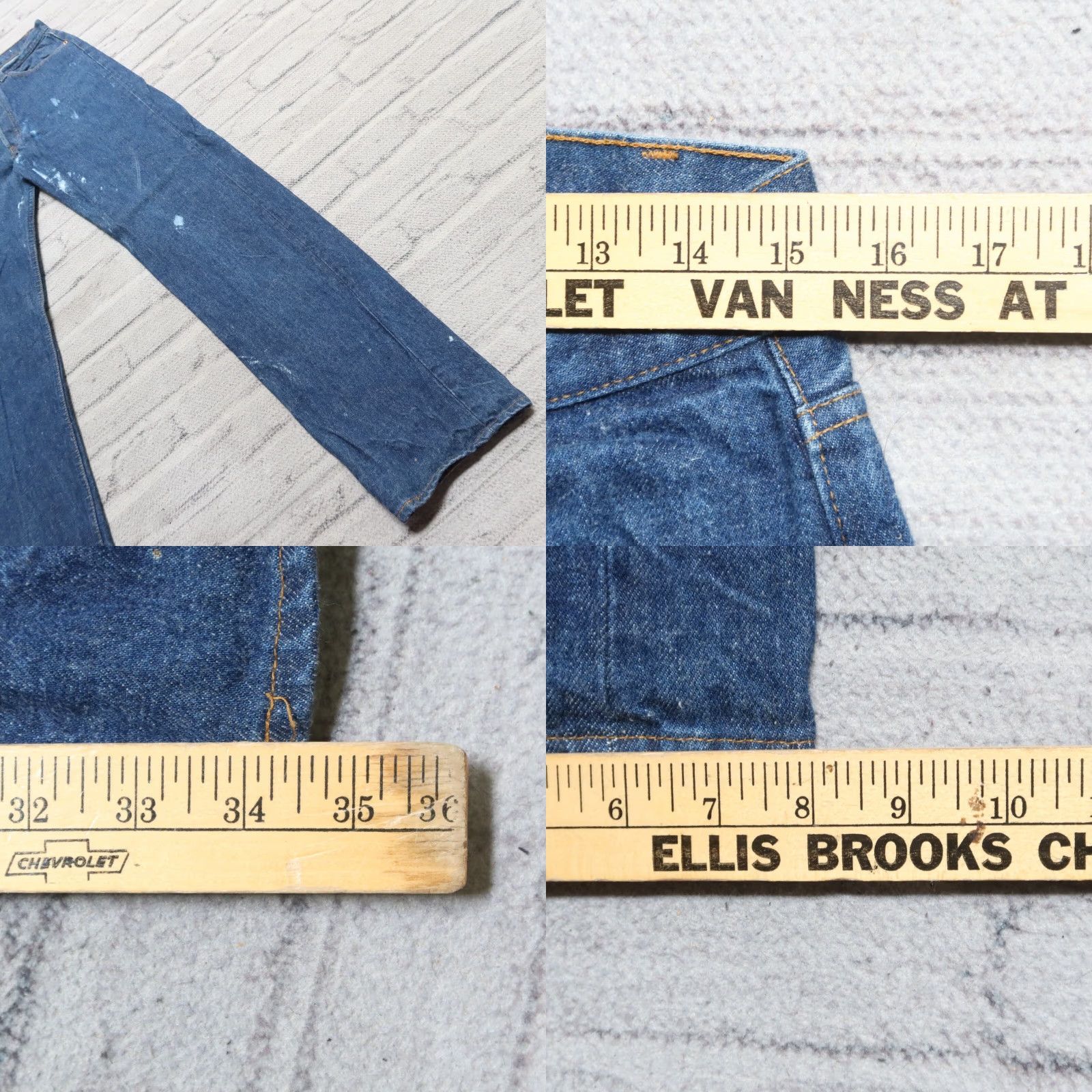 Levi's VINTAGE Levi's Jeans 501 Denim Jeans Dark Wash 30 34 Men Size 30 Dark Wash Jeans 90s Levi's Mens Size US 30 / EU 46 - 8 Thumbnail