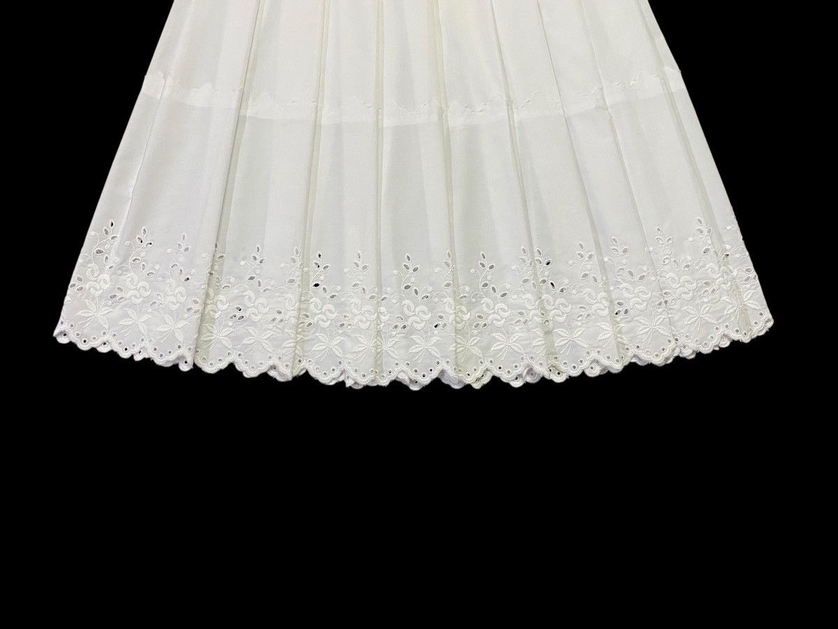 Comme des Garcons × Comme des Garcons Girl AD2001 Comme Des Garçons Floral Embroidery Stitch Long Skirt Size 28" / US 6 / IT 42 - 5 Thumbnail