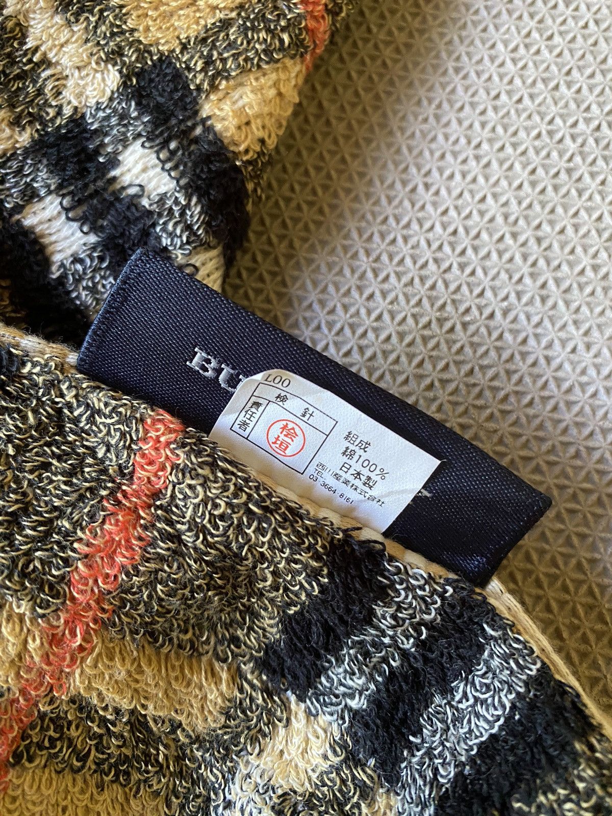 Burberry × Designer × Vintage Burberry nova check towel Size ONE SIZE - 4 Thumbnail