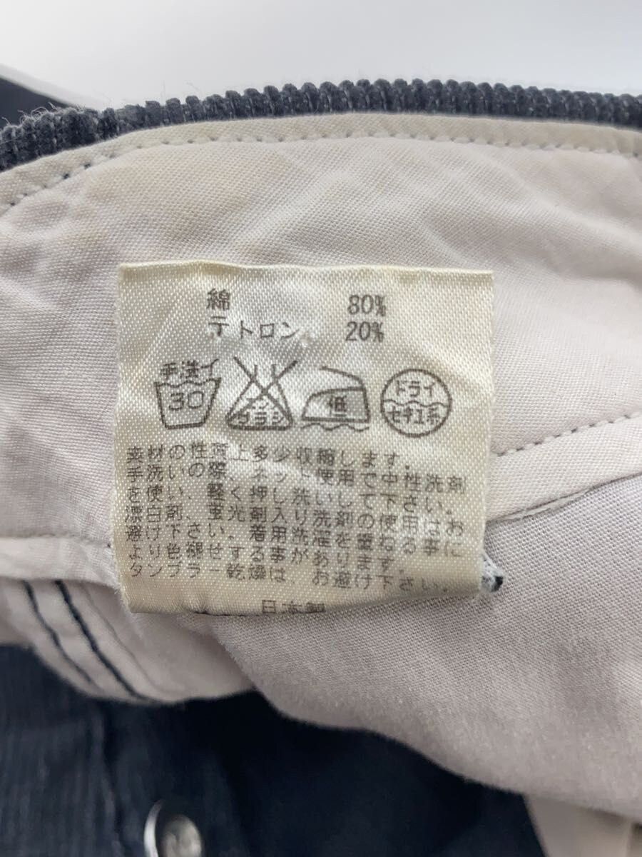 Gray Cotton Straight Pants
