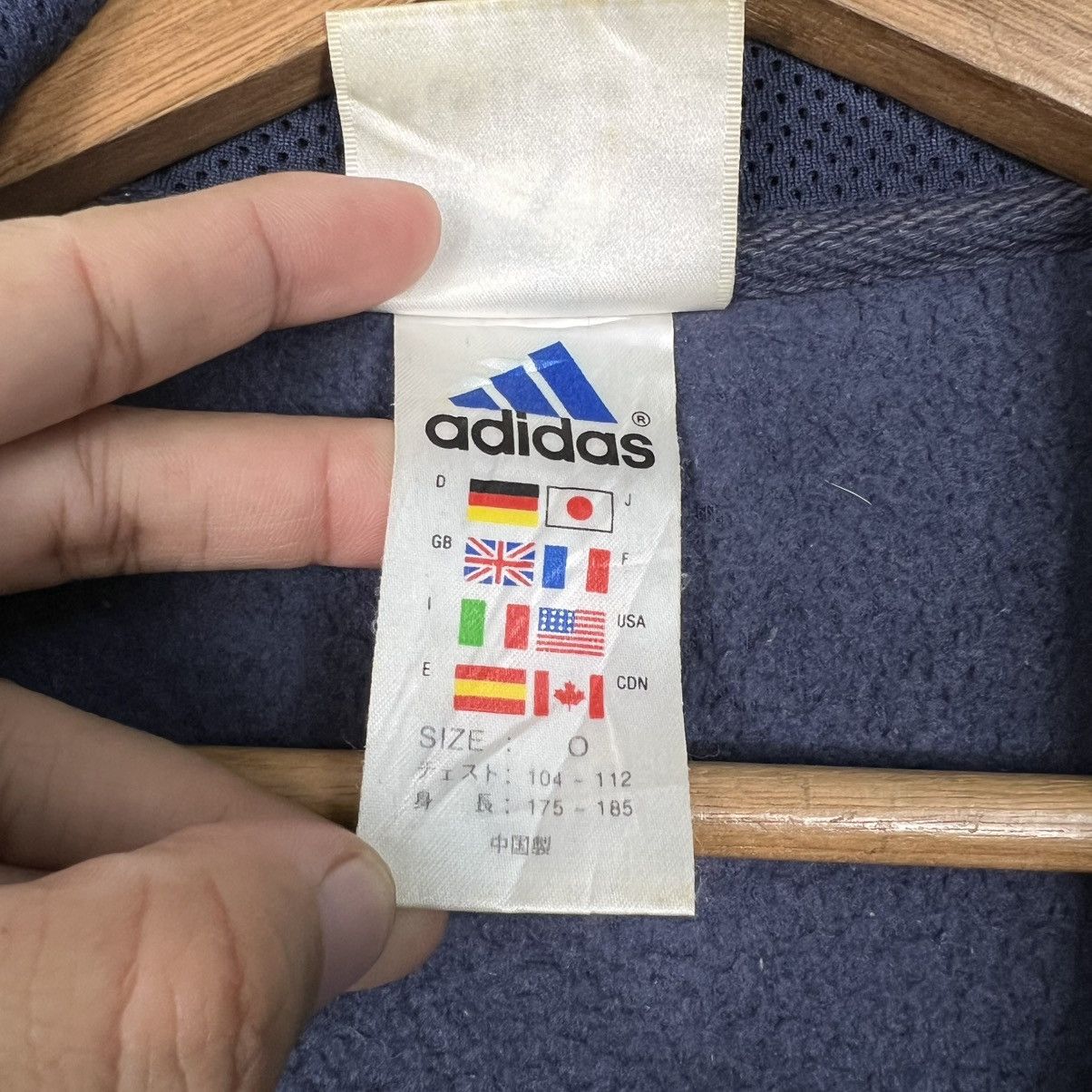 Adidas Y2k Vintage ADIDAS Embroidered Logo Fleece Jacket #4287-C195 Size US L / EU 52-54 / 3 - 15 Thumbnail